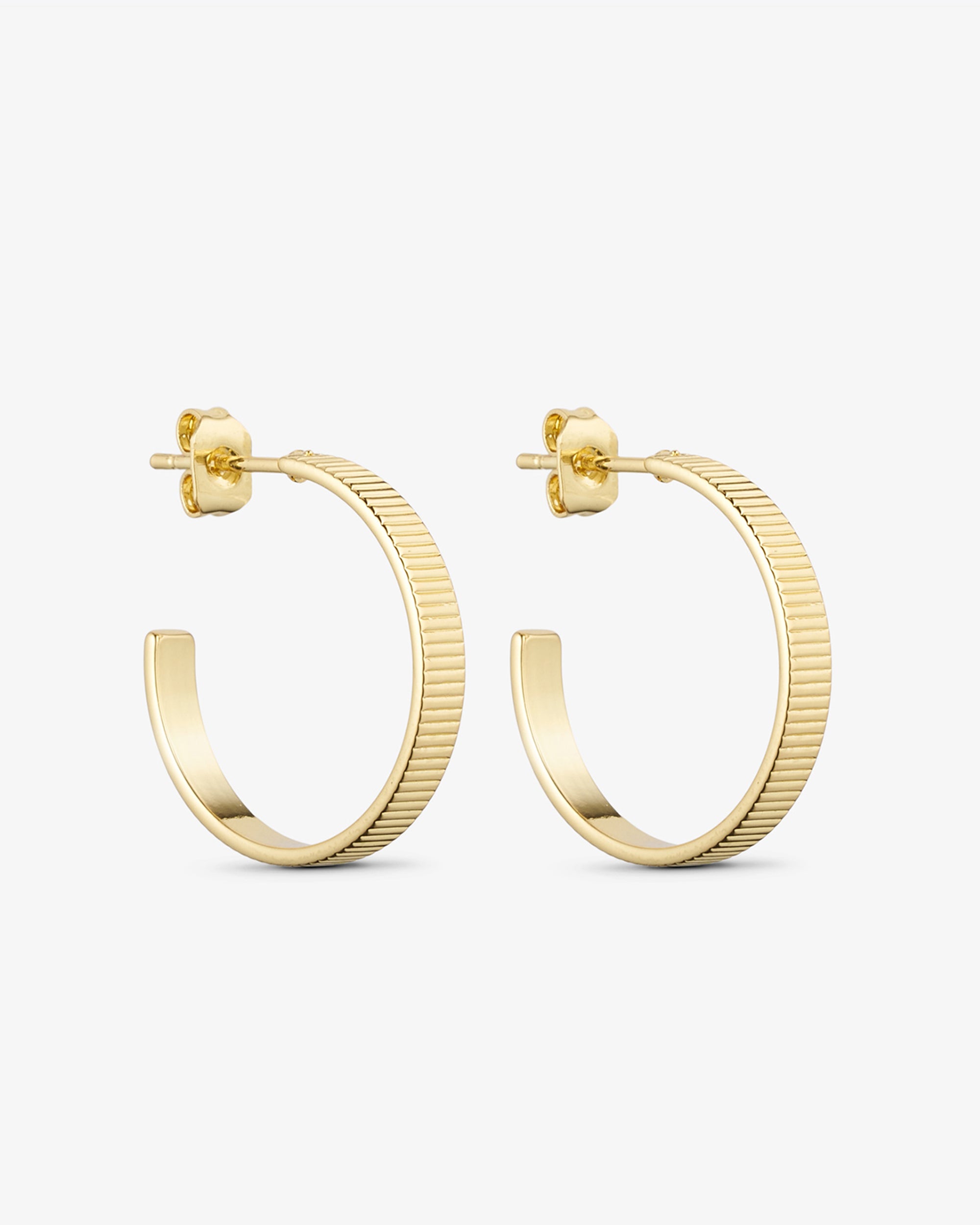 Vega Stud Earrings - 18 carat gold plated
