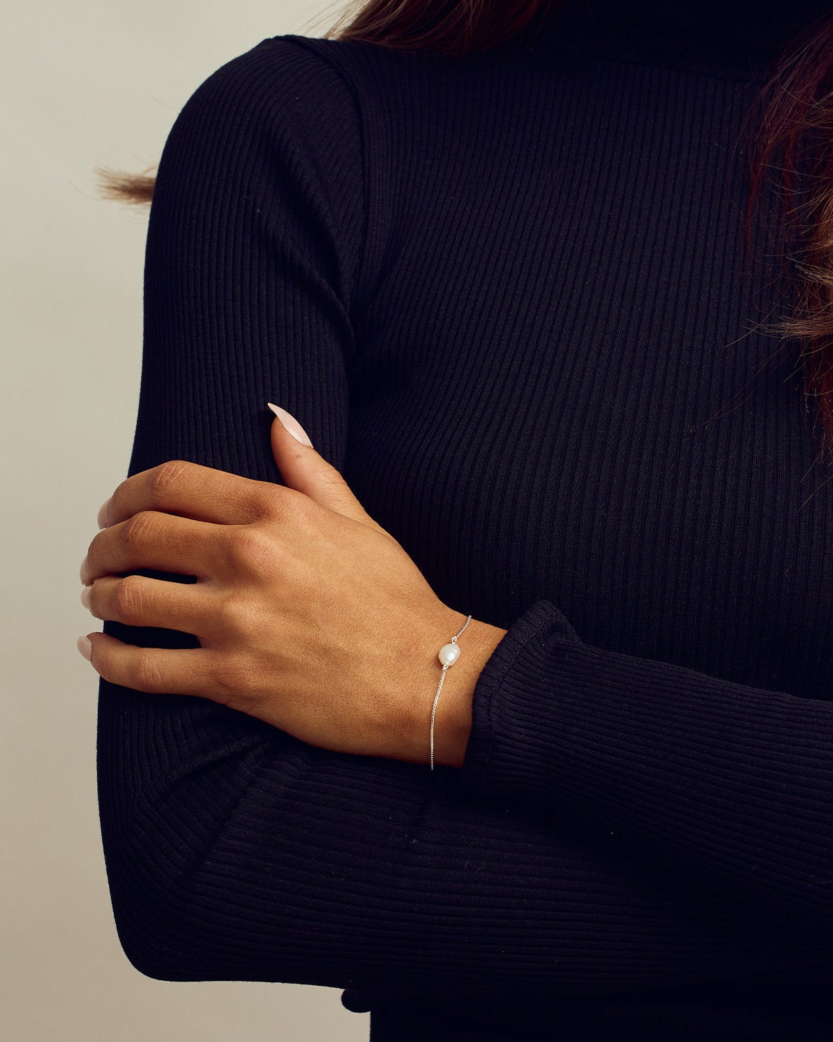 Lea Perle Armbånd - Sølvbelagt