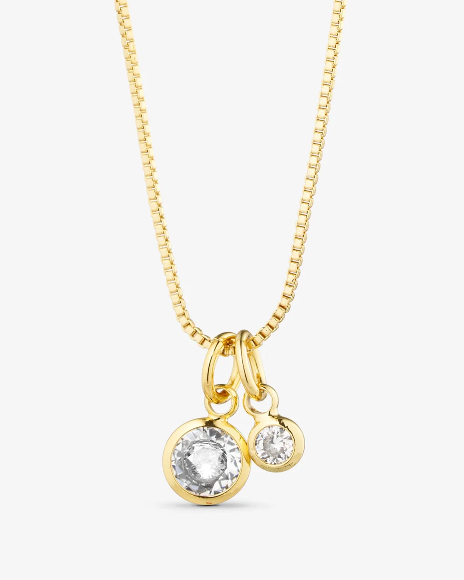 Lili Maria 'Mor Child' Halsband - Zirconia - 18 karat guldpläterad