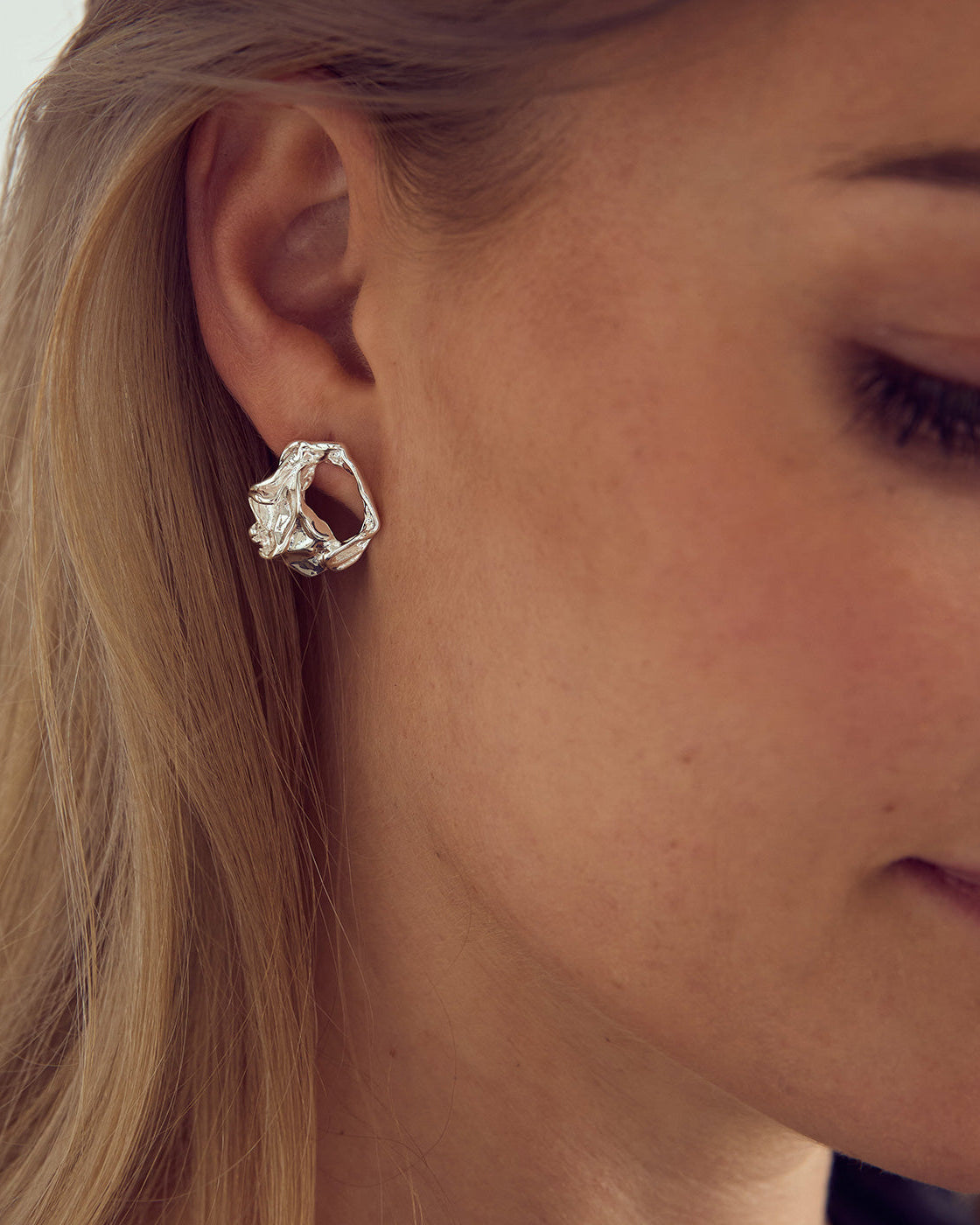 Paulette Øreringe - Sølvbelagt