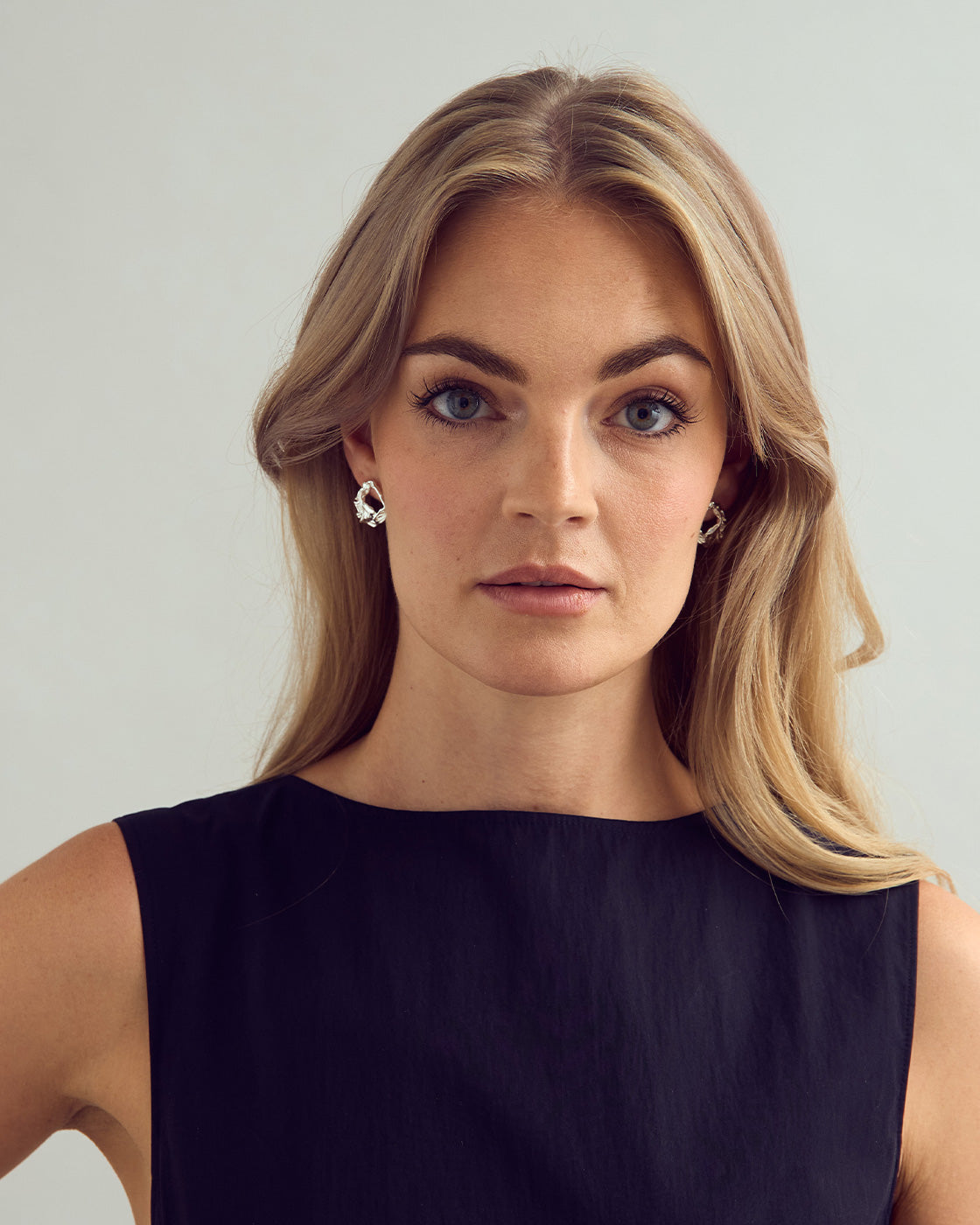 Paulette Øreringe - Sølvbelagt