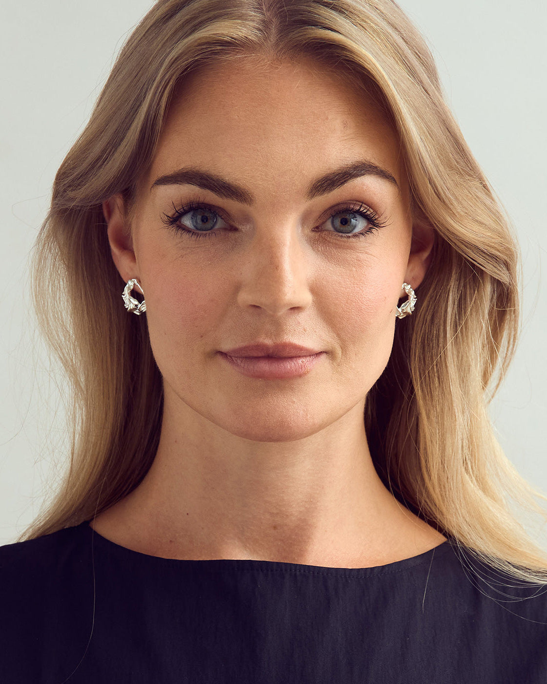 Paulette Øreringe - Sølvbelagt