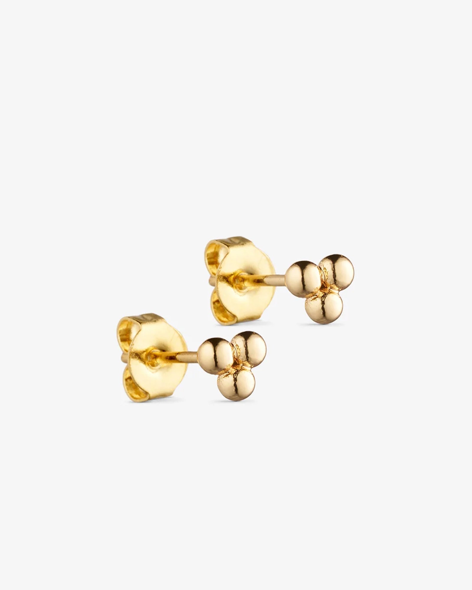 London Stud Earrings 18 carat gold plated - Main Image