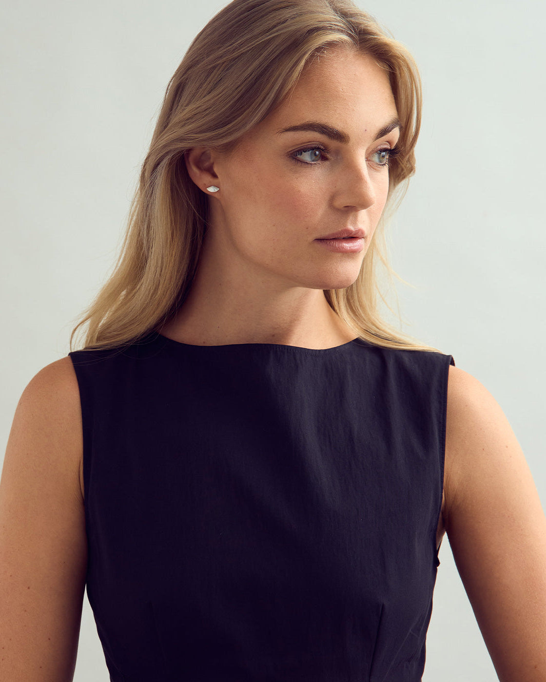 Luna Studs - Silverpläterade