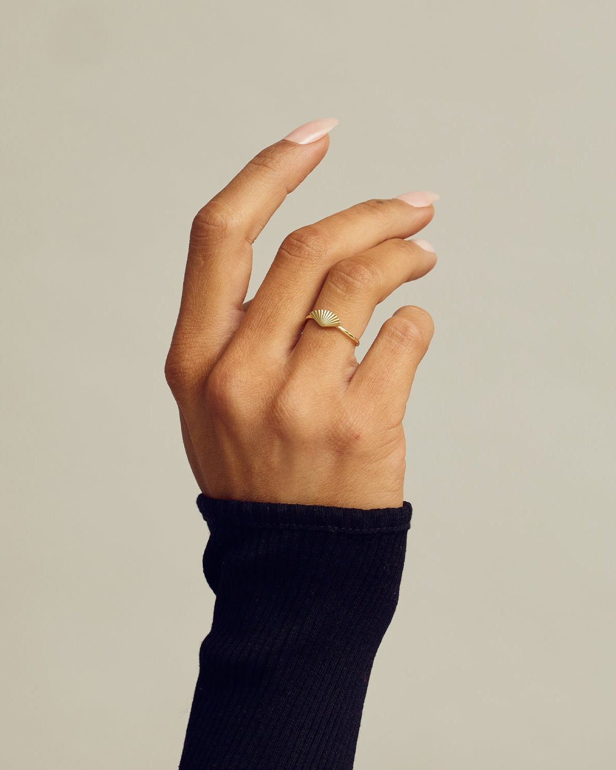 Luna Ring - 18 carat gold plated
