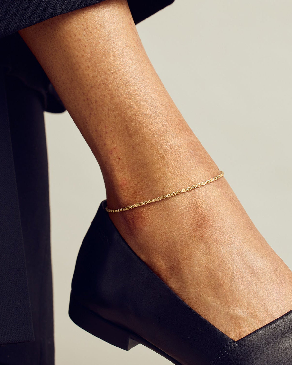 Marie Ankelkedja - 18 karats guldpläterad