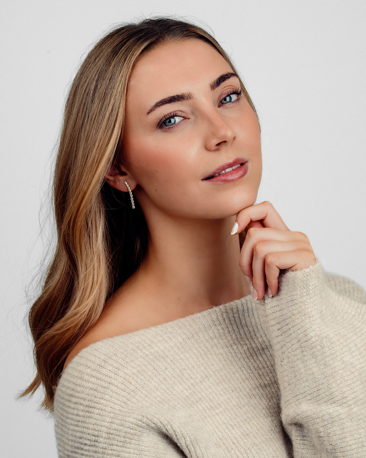 Mille Drop Øreringe - Zirkonia - Sølvbelagt