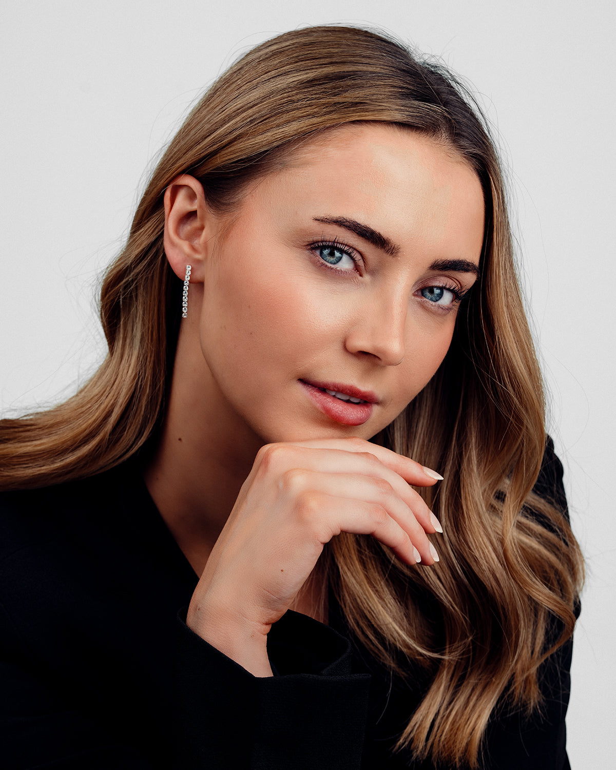 Mille Drop Øreringe - Zirkonia - Sølvbelagt