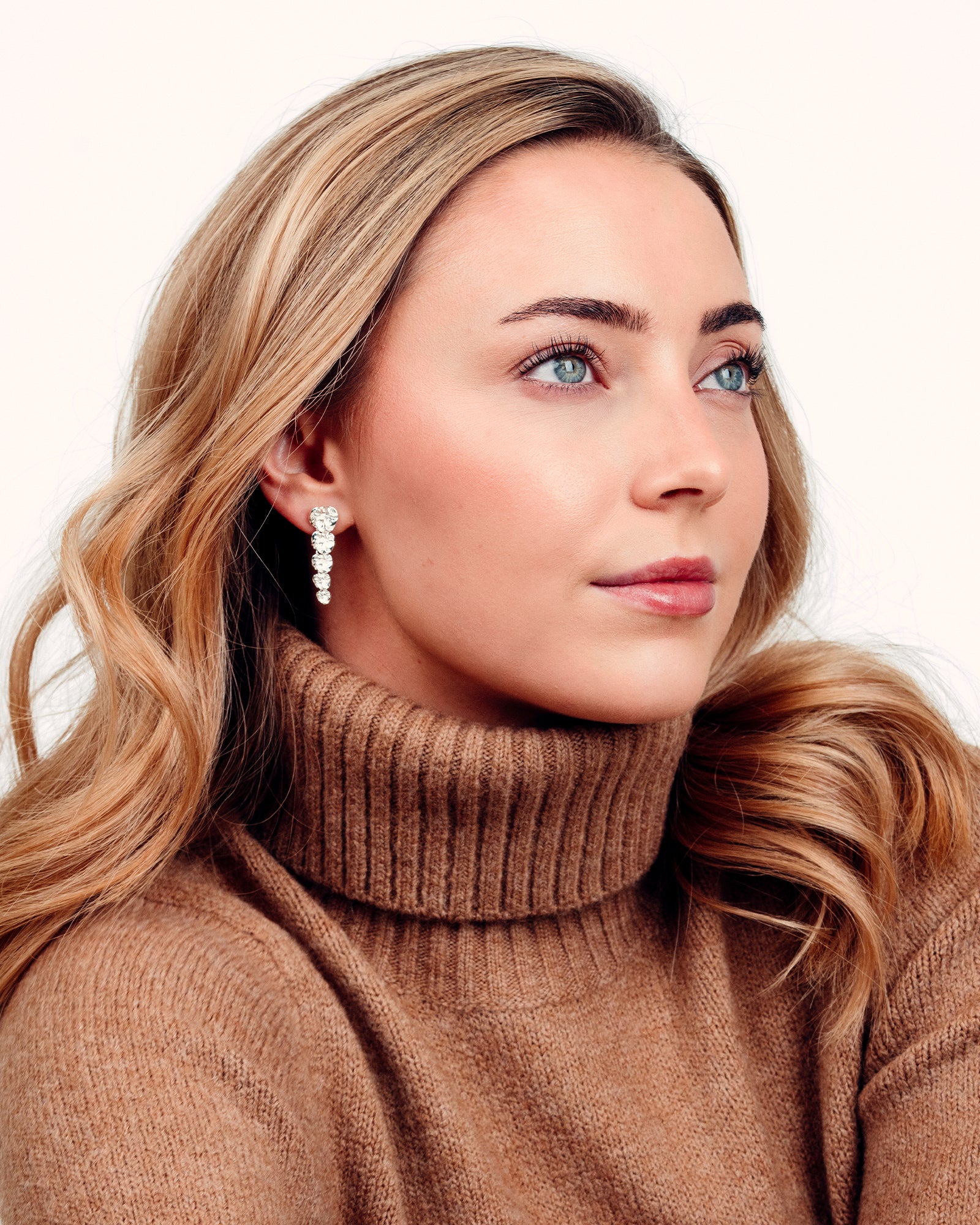 Noelle Drop Øreringe - Sølvbelagt