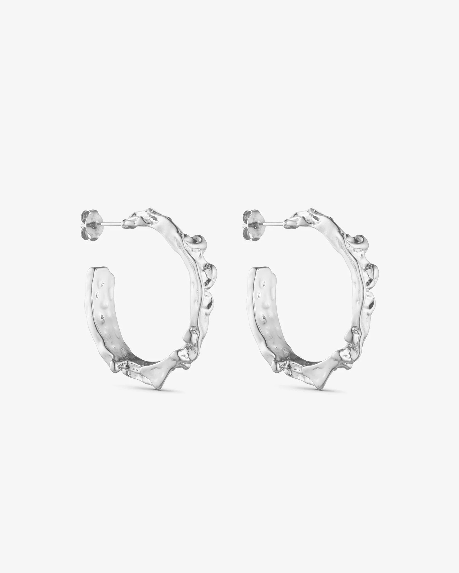 Noelle Örhängen SMALL - Silverpläterade