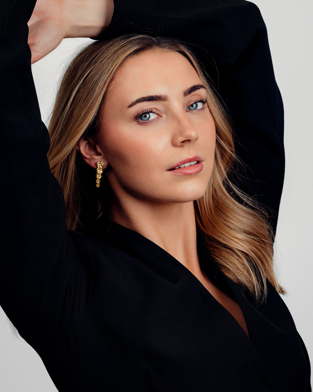 Noelle Drop Øreringe - 18 karat forgyldt