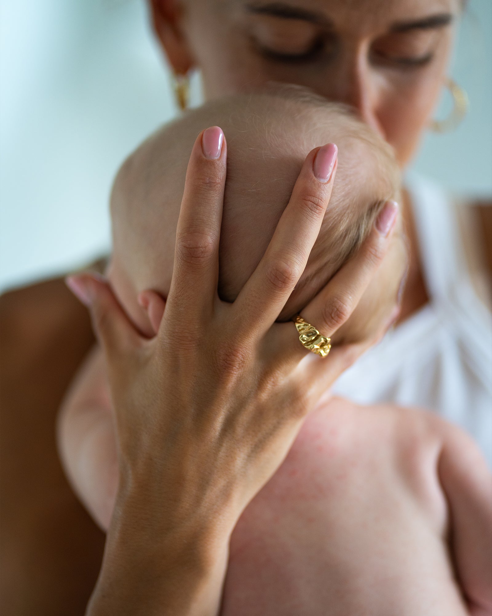 Noelle Ring Stor - 18 karat forgyldt