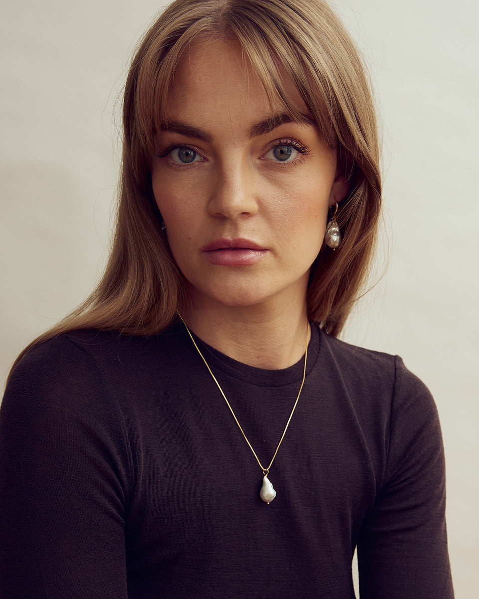 Norma Necklace - 18 carat gold-plated