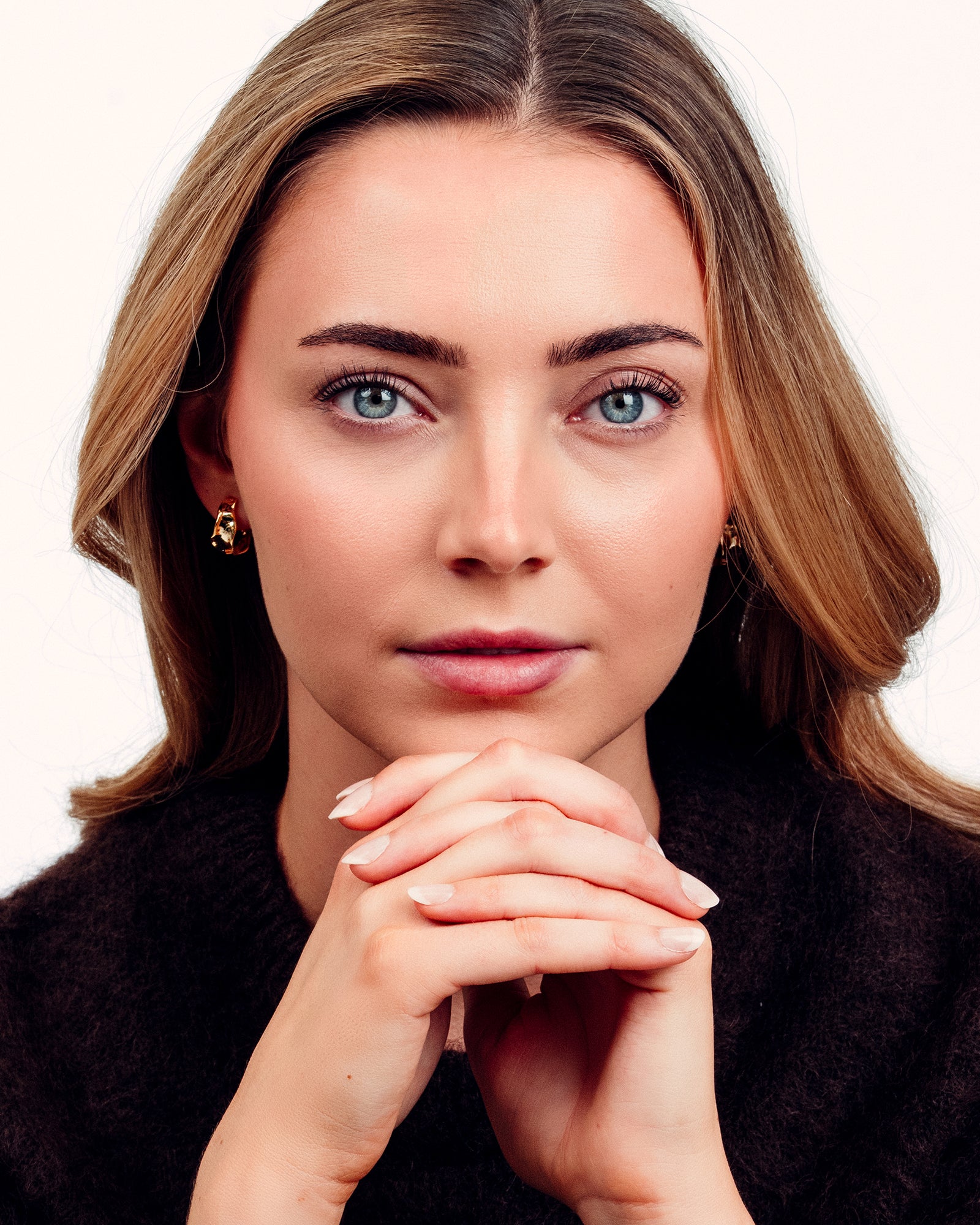 Ofelia Øreringe Lille Hoop - 18 karat forgyldt