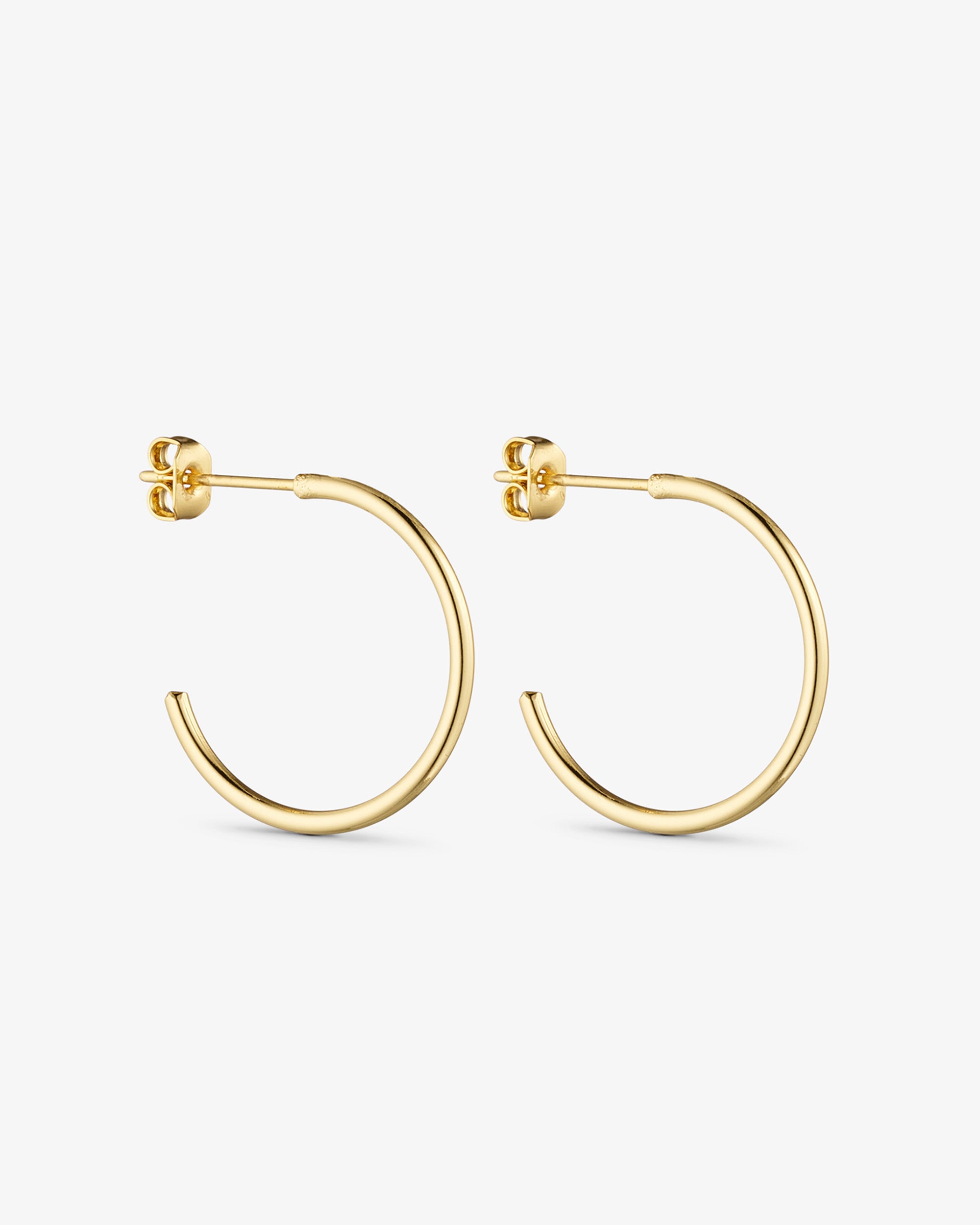 Saga Earrings MEDIUM - 18 carat gold-plated