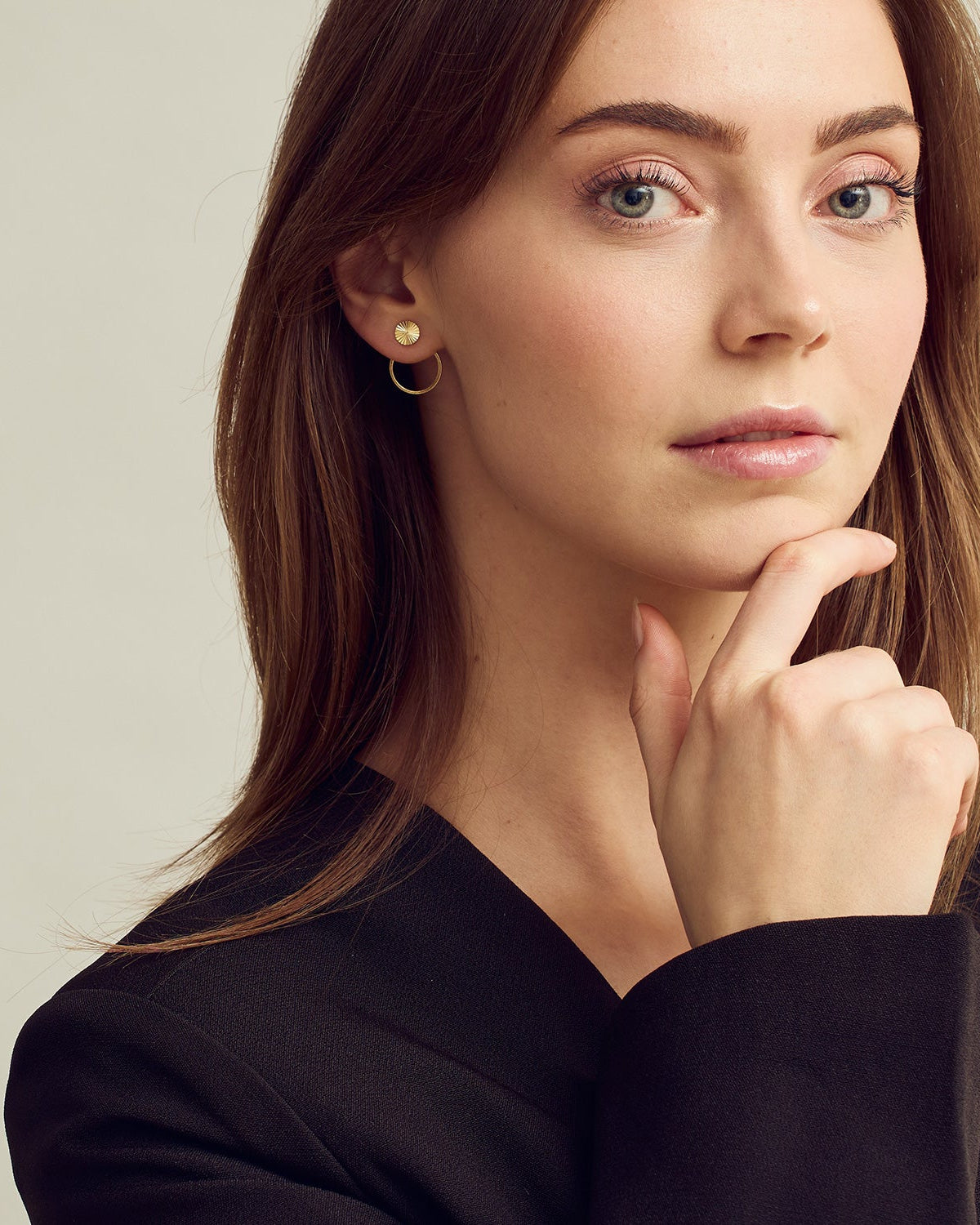 Smyckesset - MOR Halsband / Scarlett Örhängen - 18 karats guldpläterade