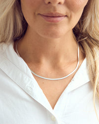 Laura Slange Halskæde - Sølvbelagt