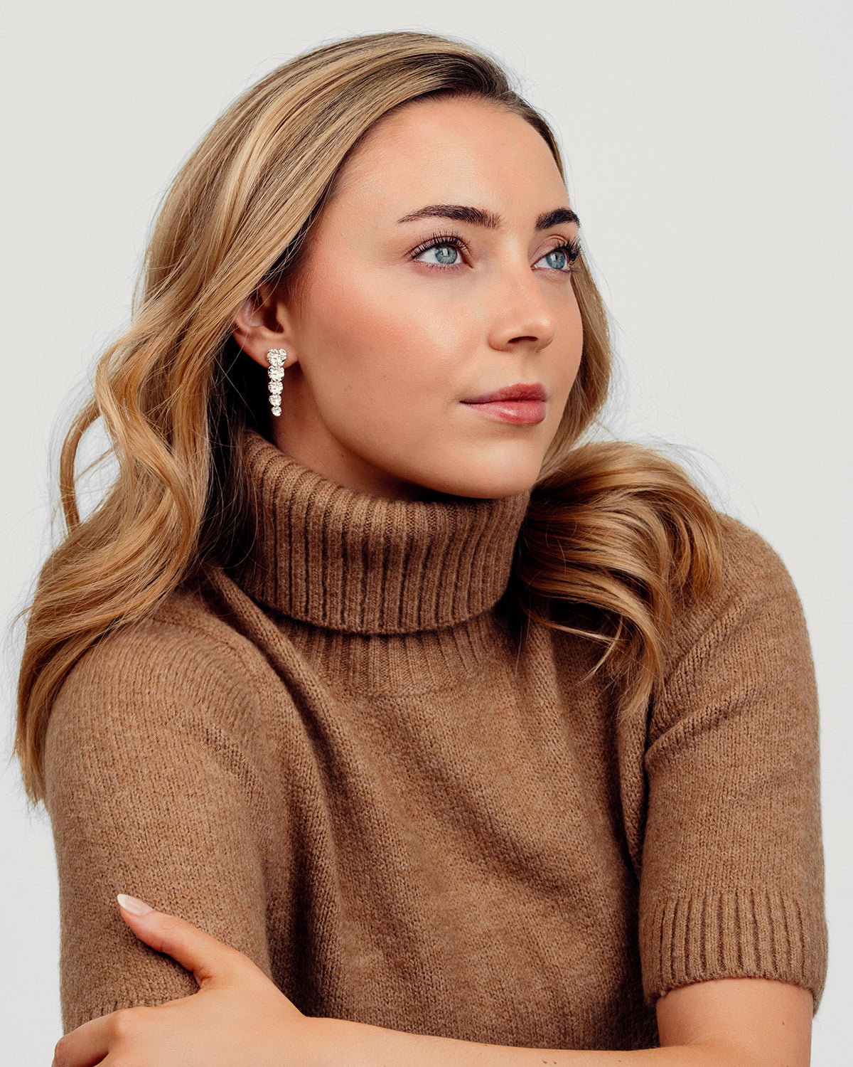 Noelle Drop Øreringe - Sølvbelagt