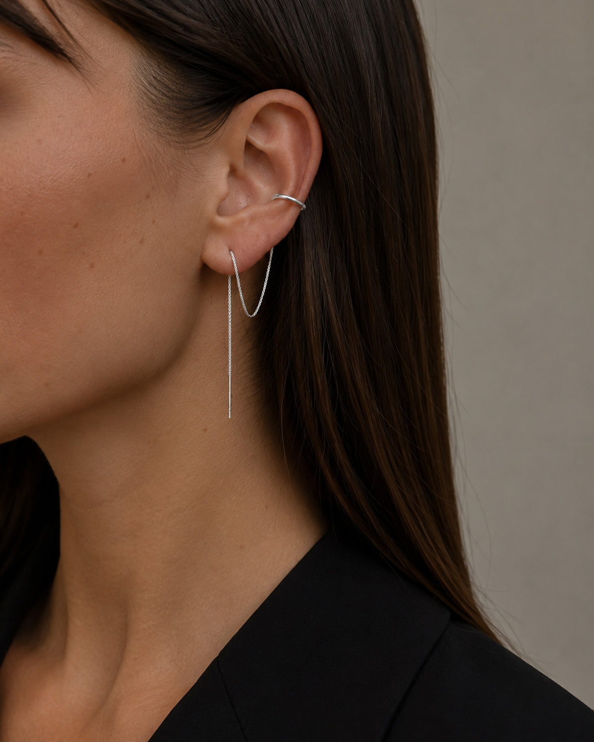 Saga Kæde Earcuff
