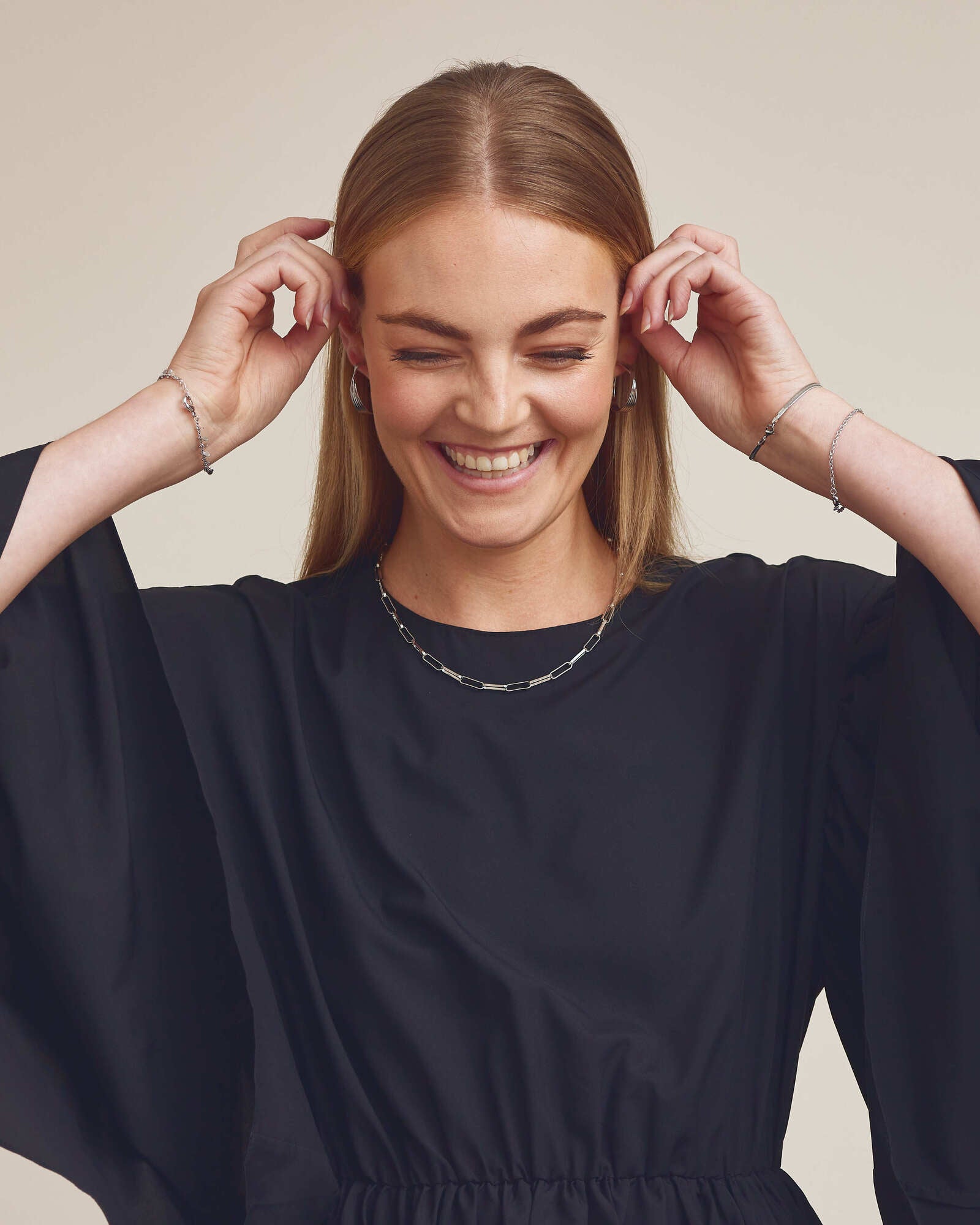 Carla Necklace - Silver Plated