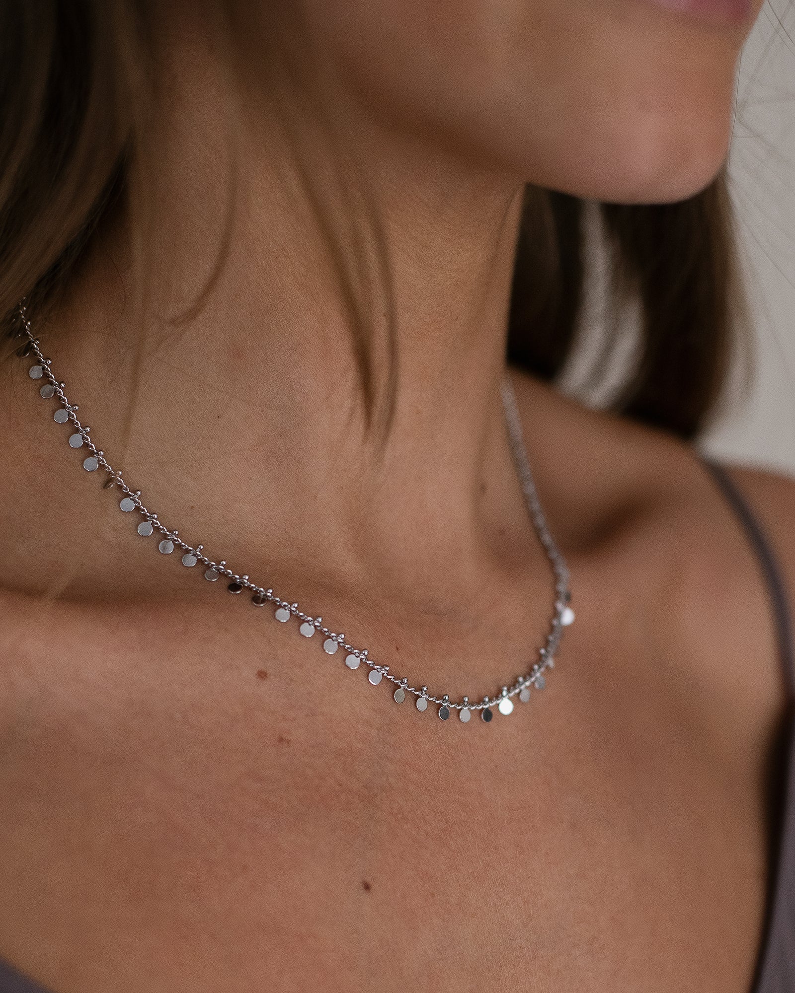 Ave Necklace - Silver Plated