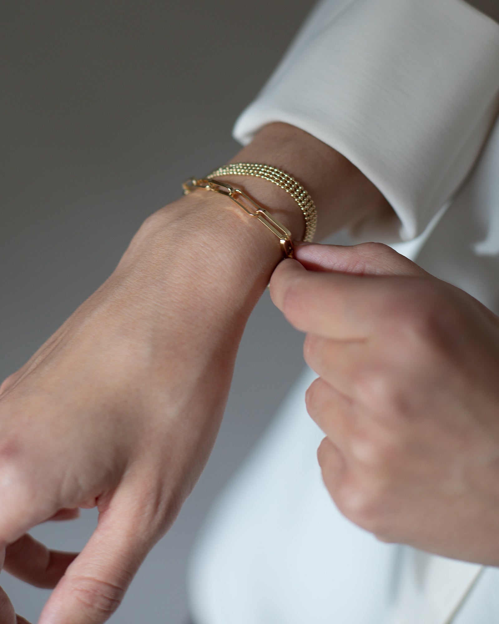 Carla Bracelet - 18 carat gold plated