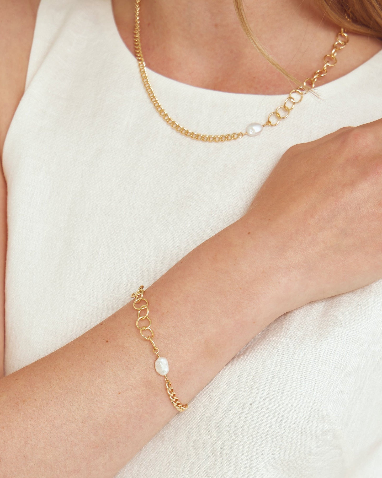 Sally Bracelet - 18 carat gold plated