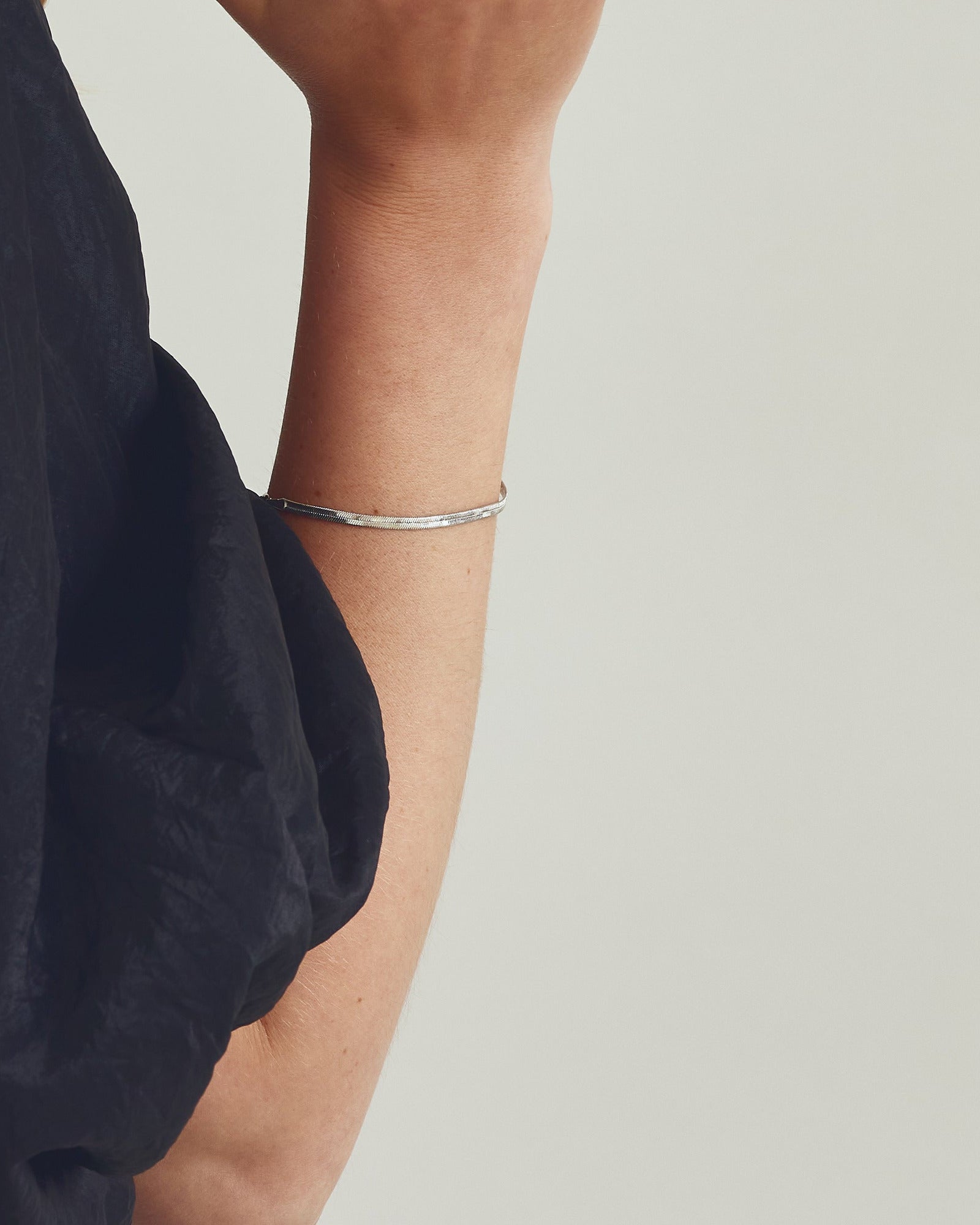 Laura Slangekæde Armbånd - Sølvbelagt