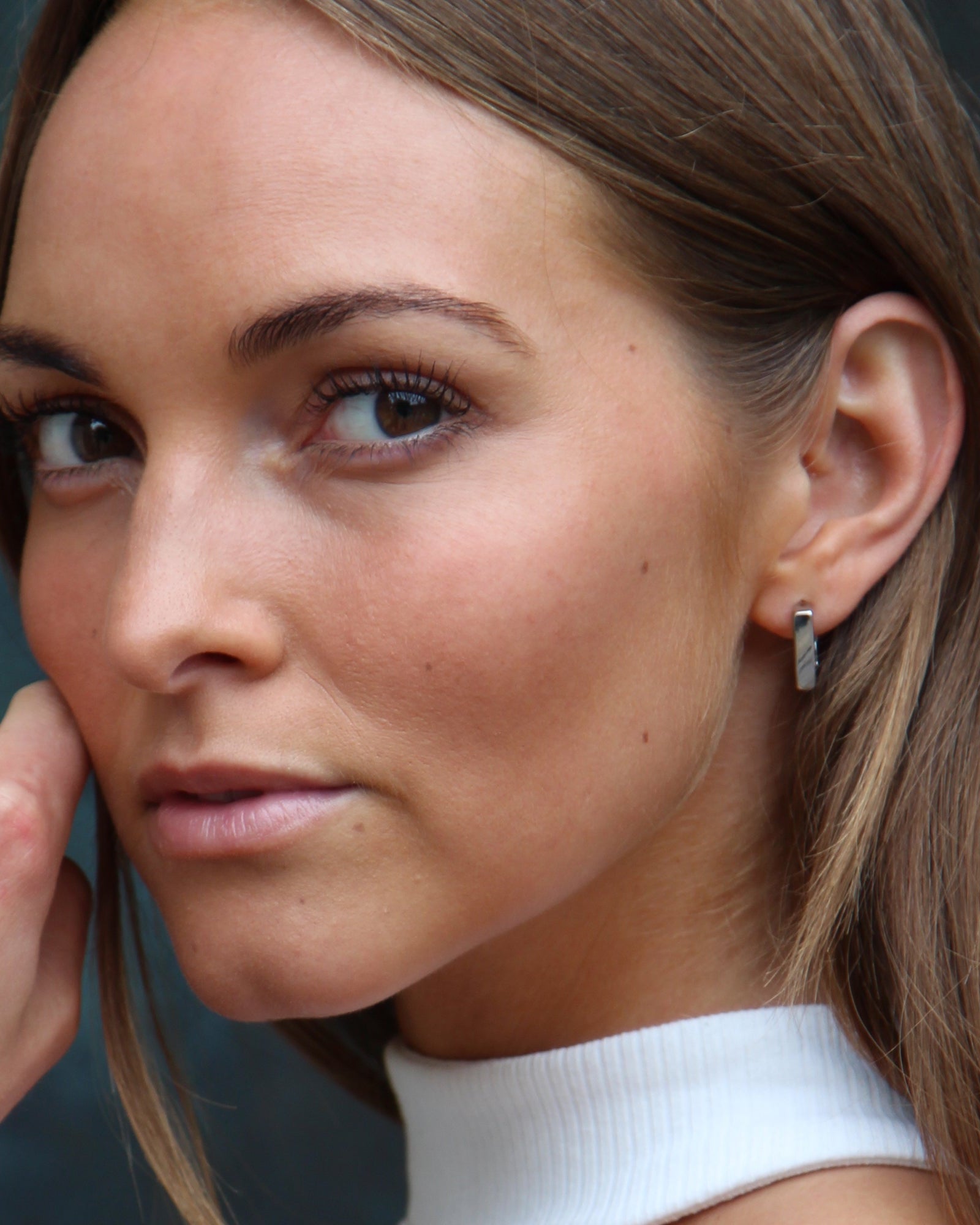 Olivia Örhängen - Silverpläterade