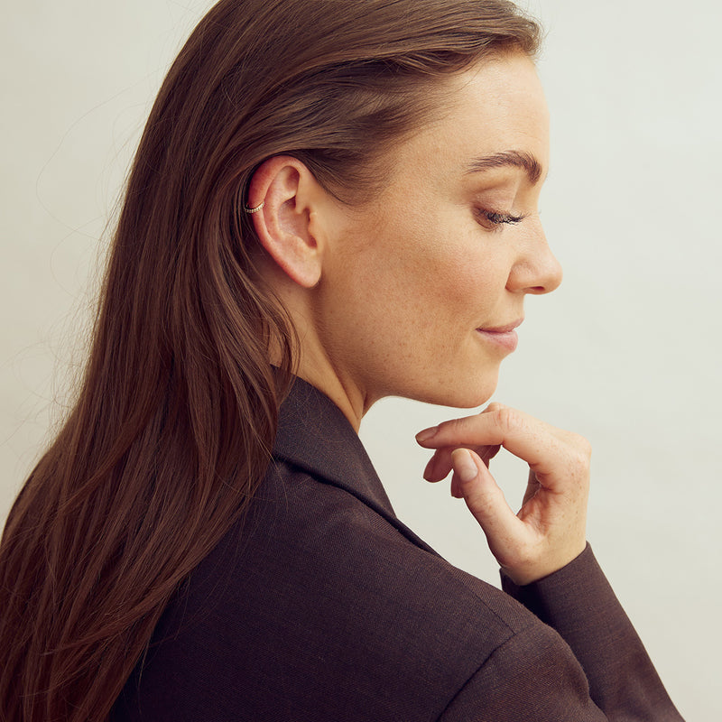 Elin Earcuff - 18 karat forgyldt