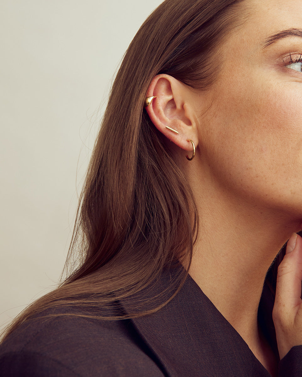 Vilma Earcuff - 18 carat gold plated