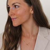 Lili Maria Vedhæng - Zirkonia - 18 karat forgyldt