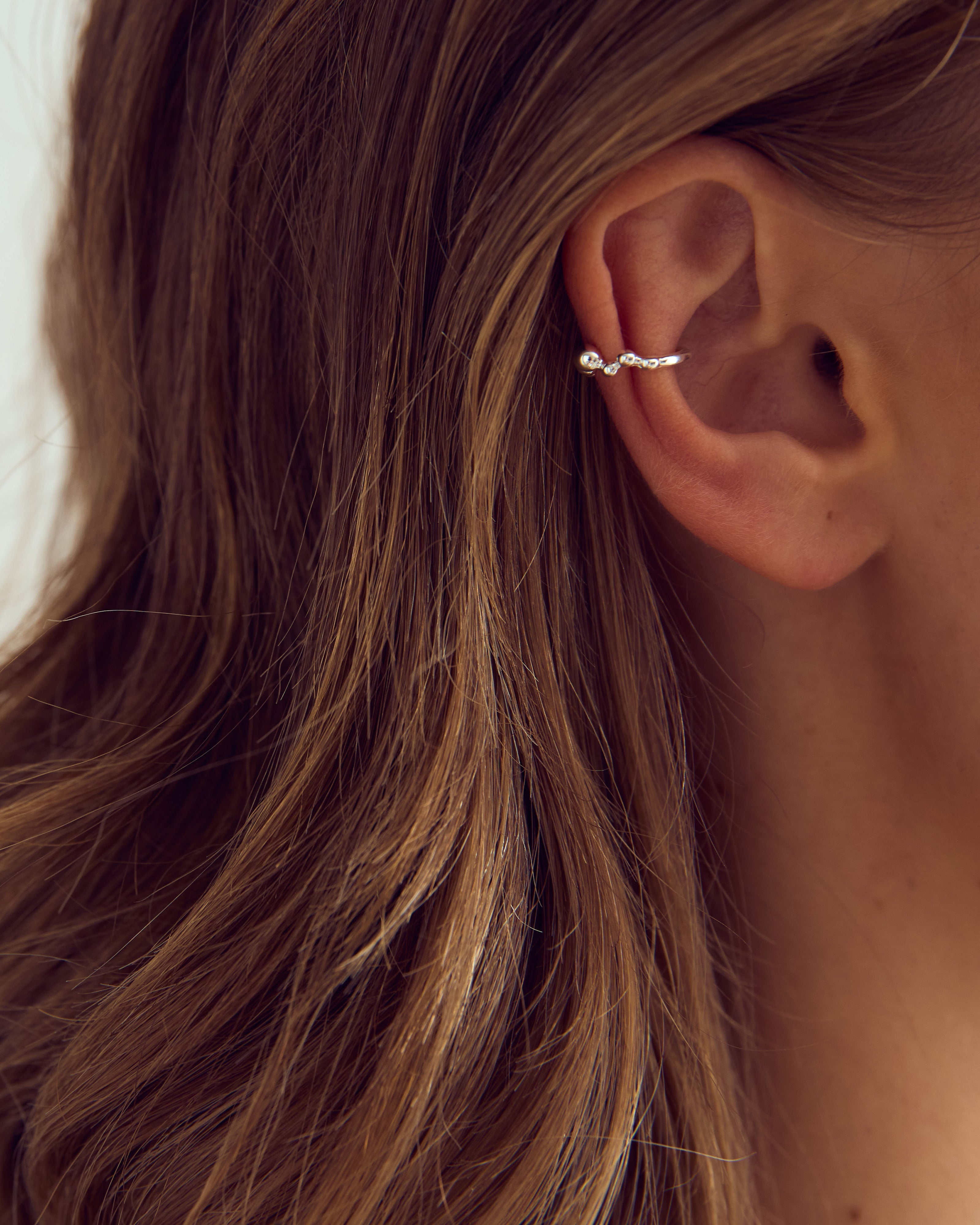 Cornelia Earcuff - Sølvbelagt