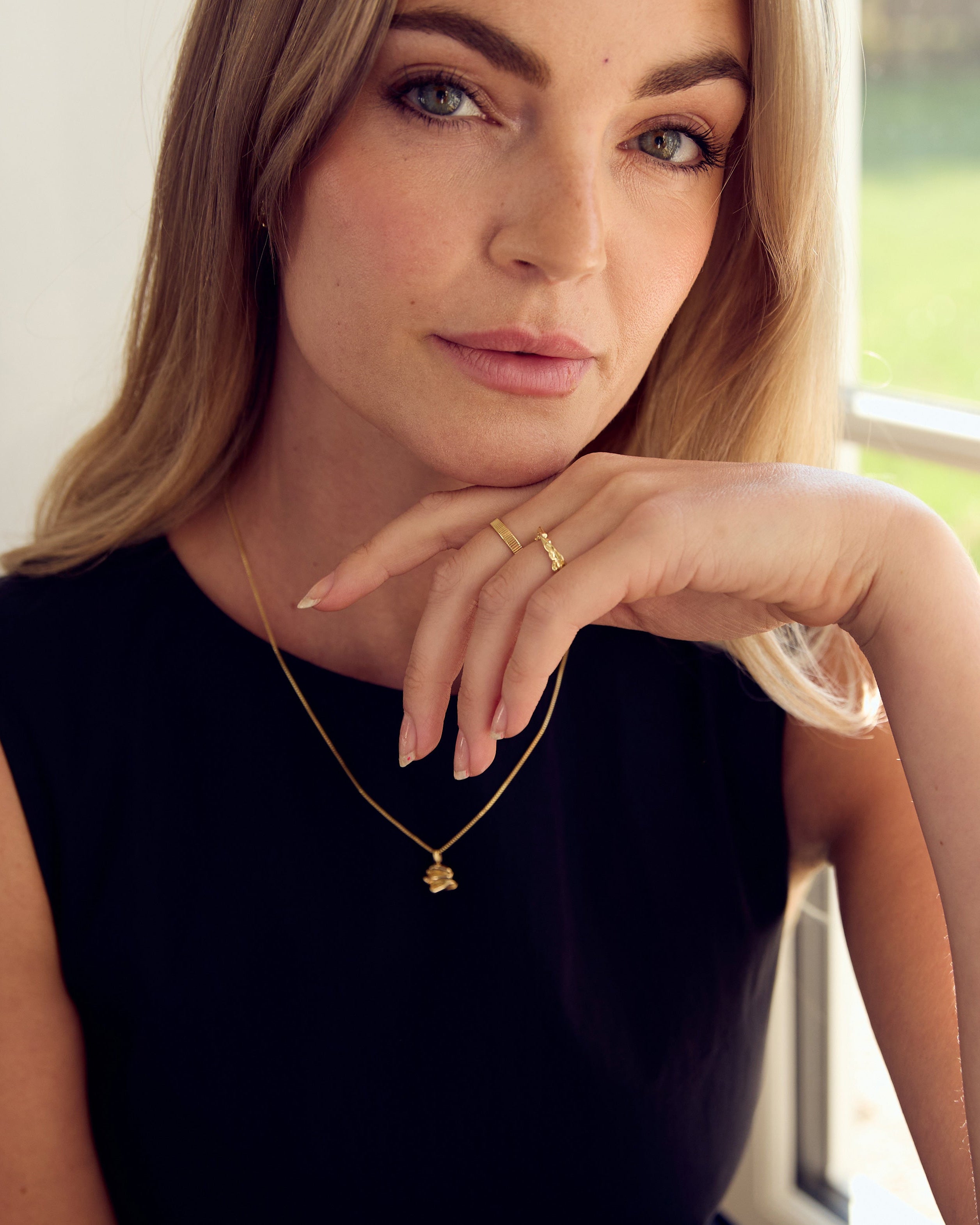 Noelle Ring - 18 karat guldpläterad