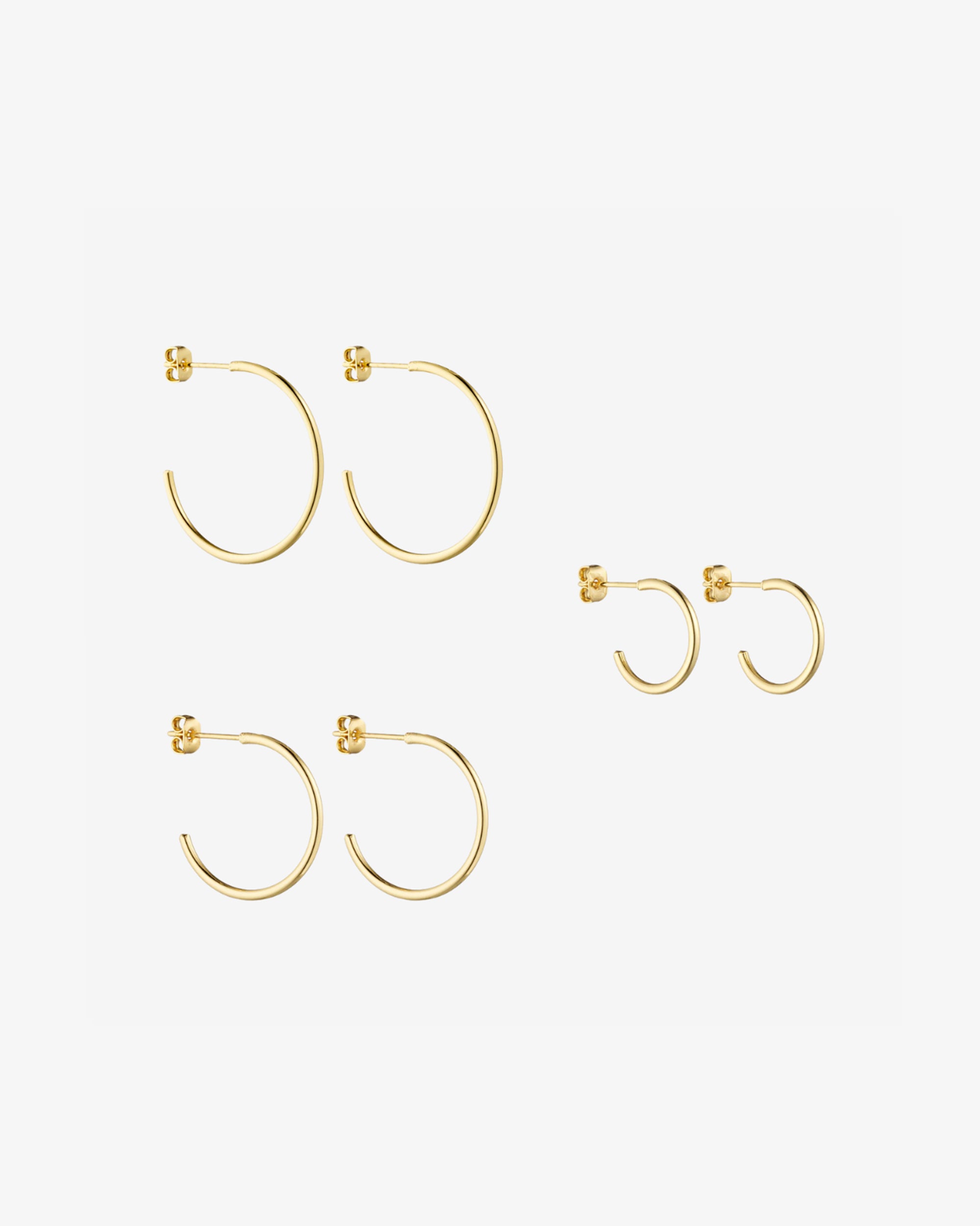 <tc>Smyckesset - Scarlett Halsband / Scarlett <!-- x-tinymce/html -->Örhängen / Scarlett Ring - 18 karat guldpläterad</tc>