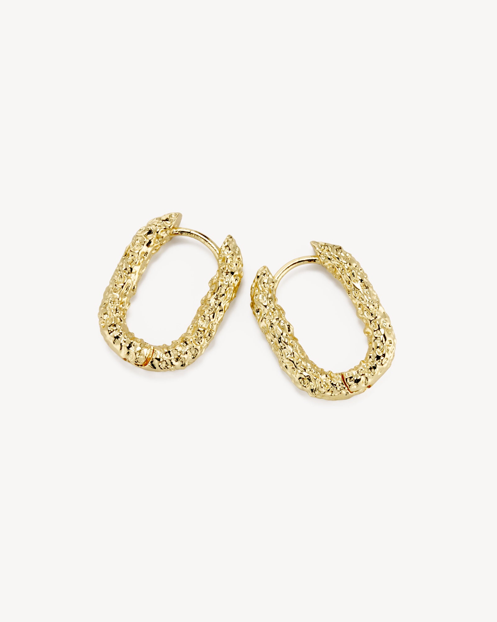 Nova Øreringe Stor - Forgyldt