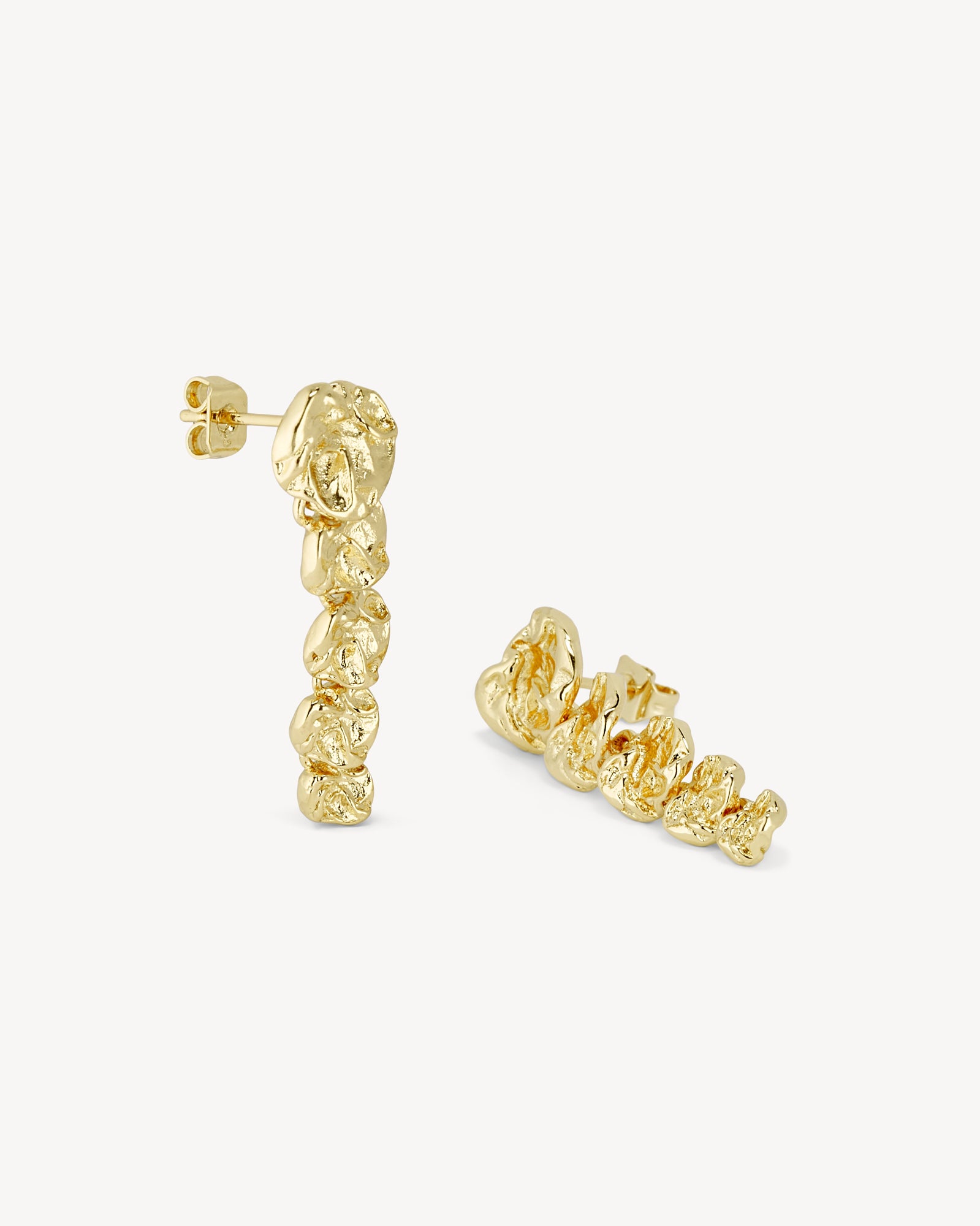 Noelle Drop Øreringe - Forgyldt