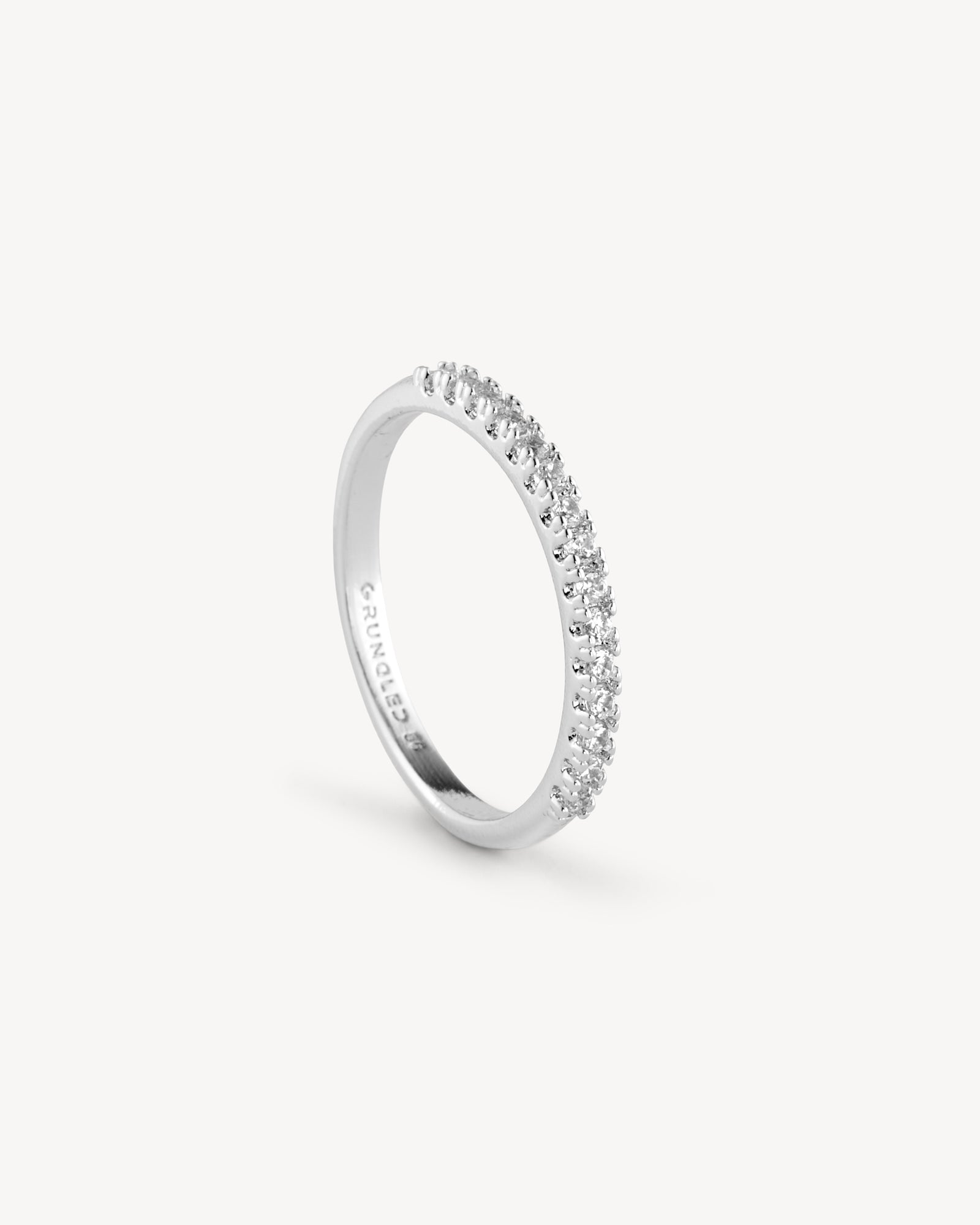 Rose Ring - Zirkonia - Sølvbelagt