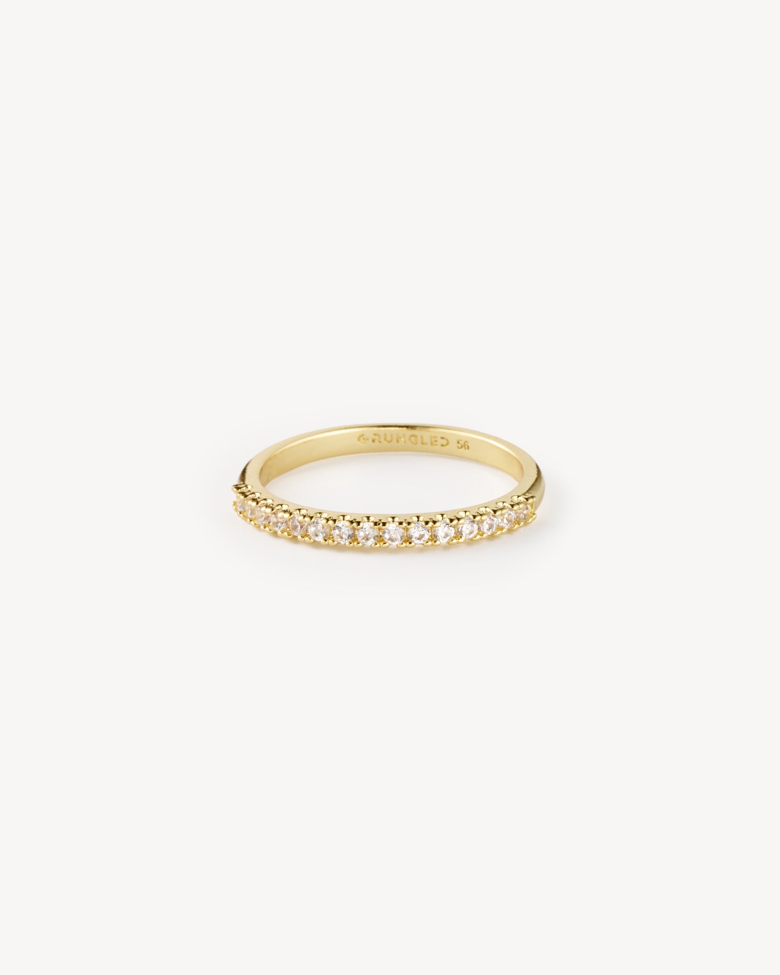 Rose Ring - Zirkonia - Forgyldt