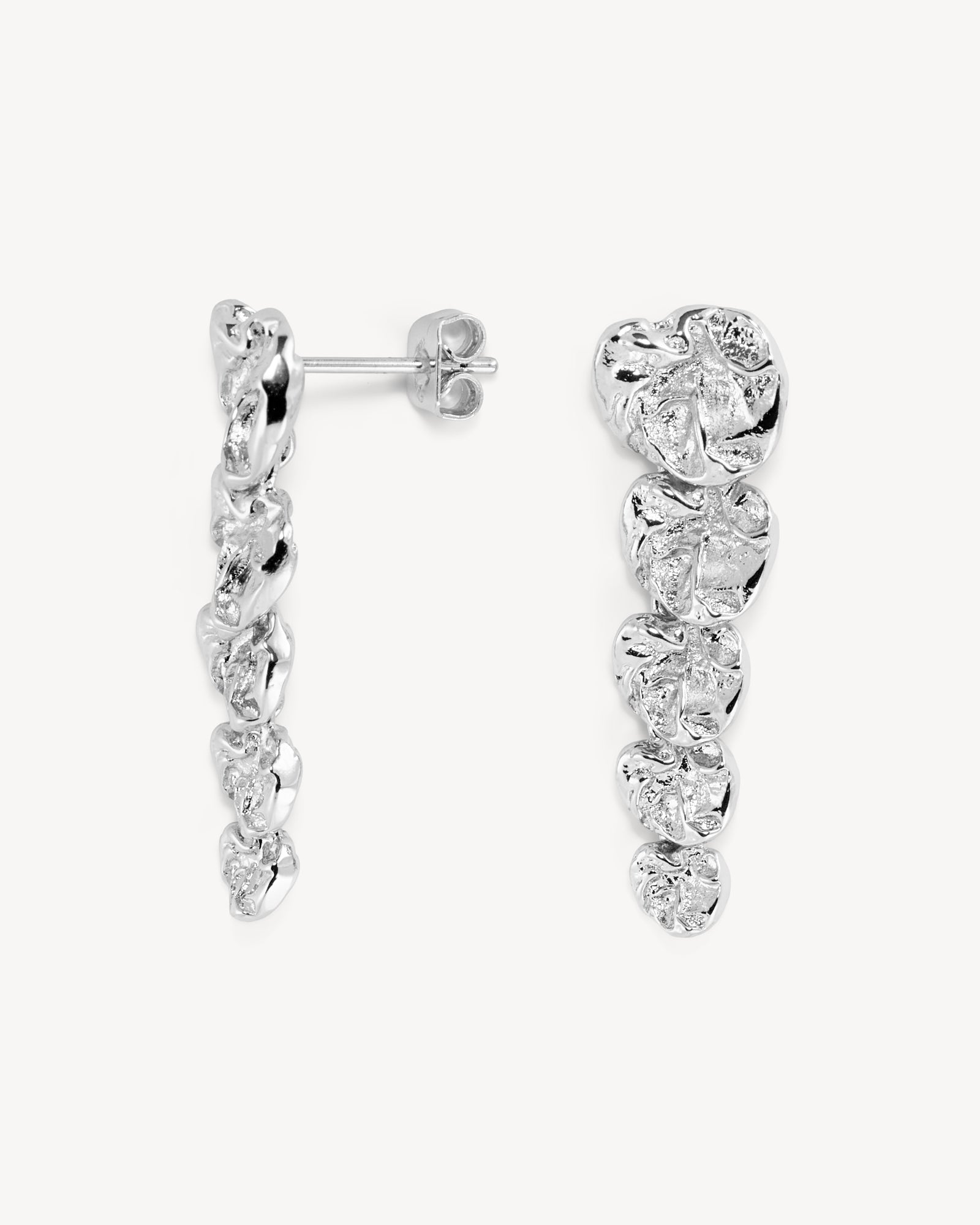 Noelle Drop Øreringe - Sølvbelagt