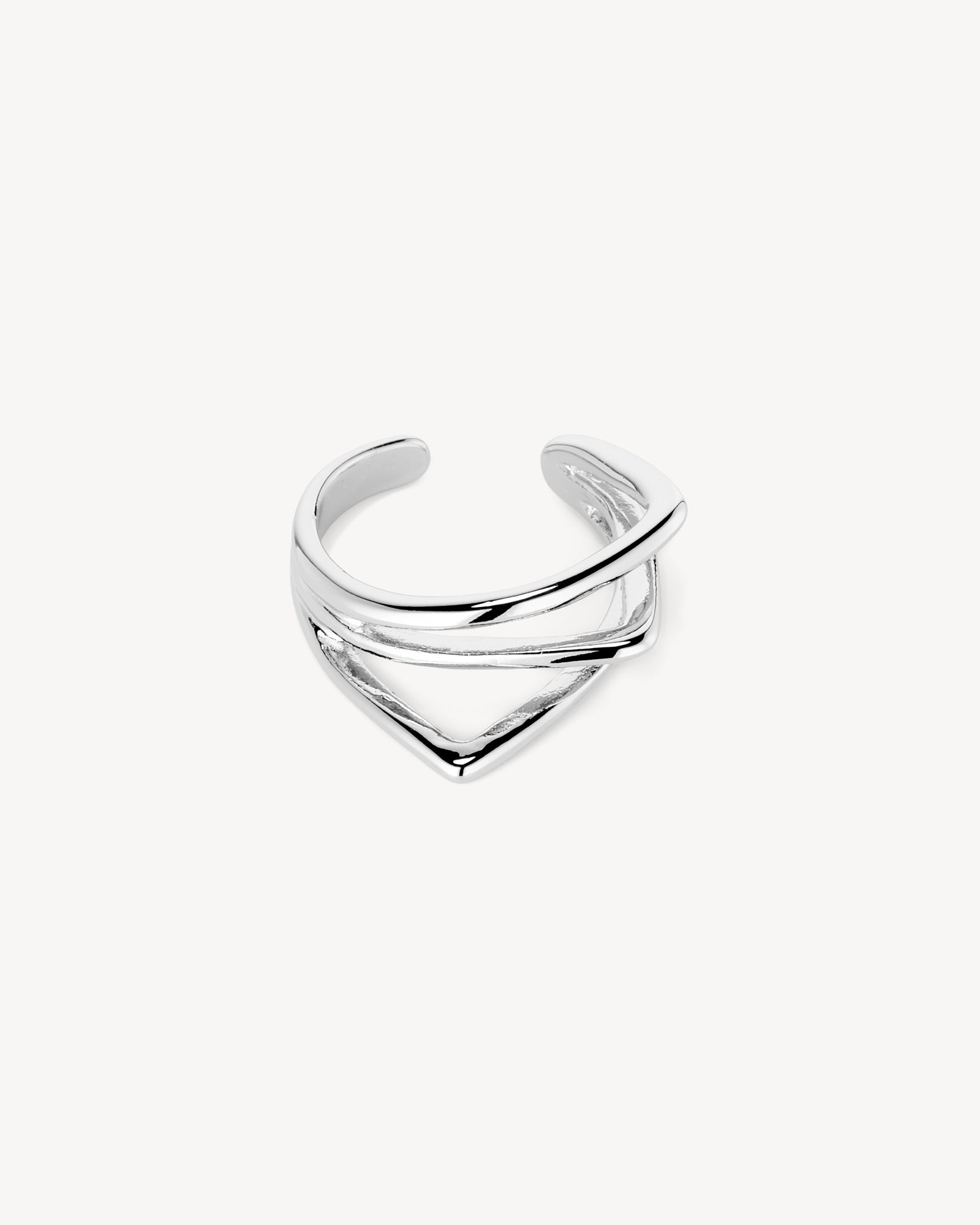 Gry Earcuff - Sølvbelagt