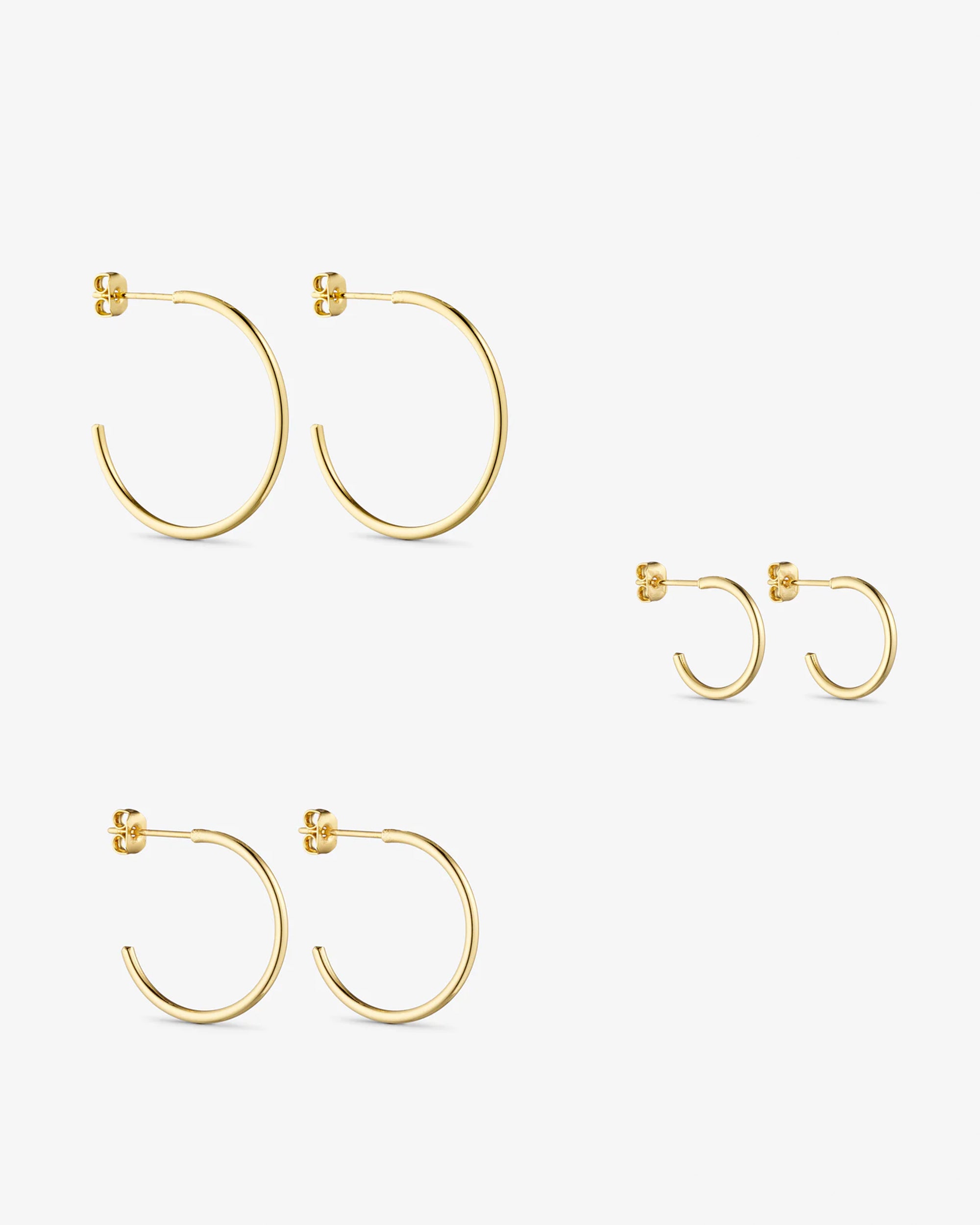 <tc>Smyckesset - Scarlett Halsband / Scarlett <!-- x-tinymce/html -->Örhängen / Scarlett Ring - 18 karat guldpläterad</tc>