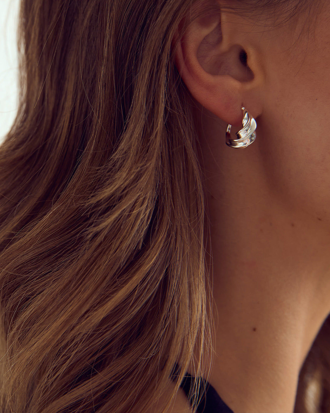 Vega Stud Earrings - 18 carat gold plated