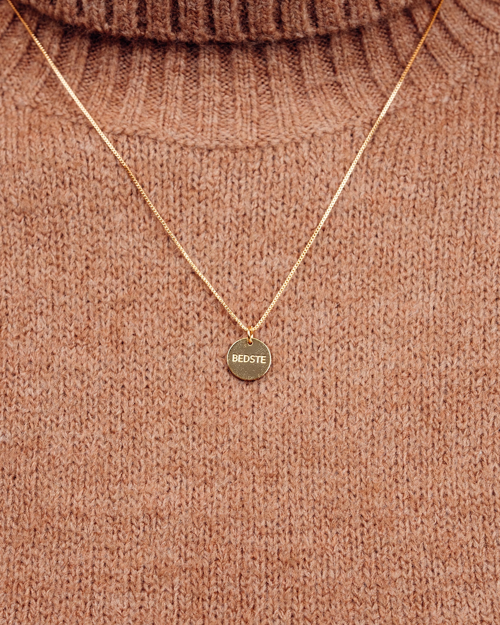 BEDSTE Vedhæng - 18 karat forgyldt