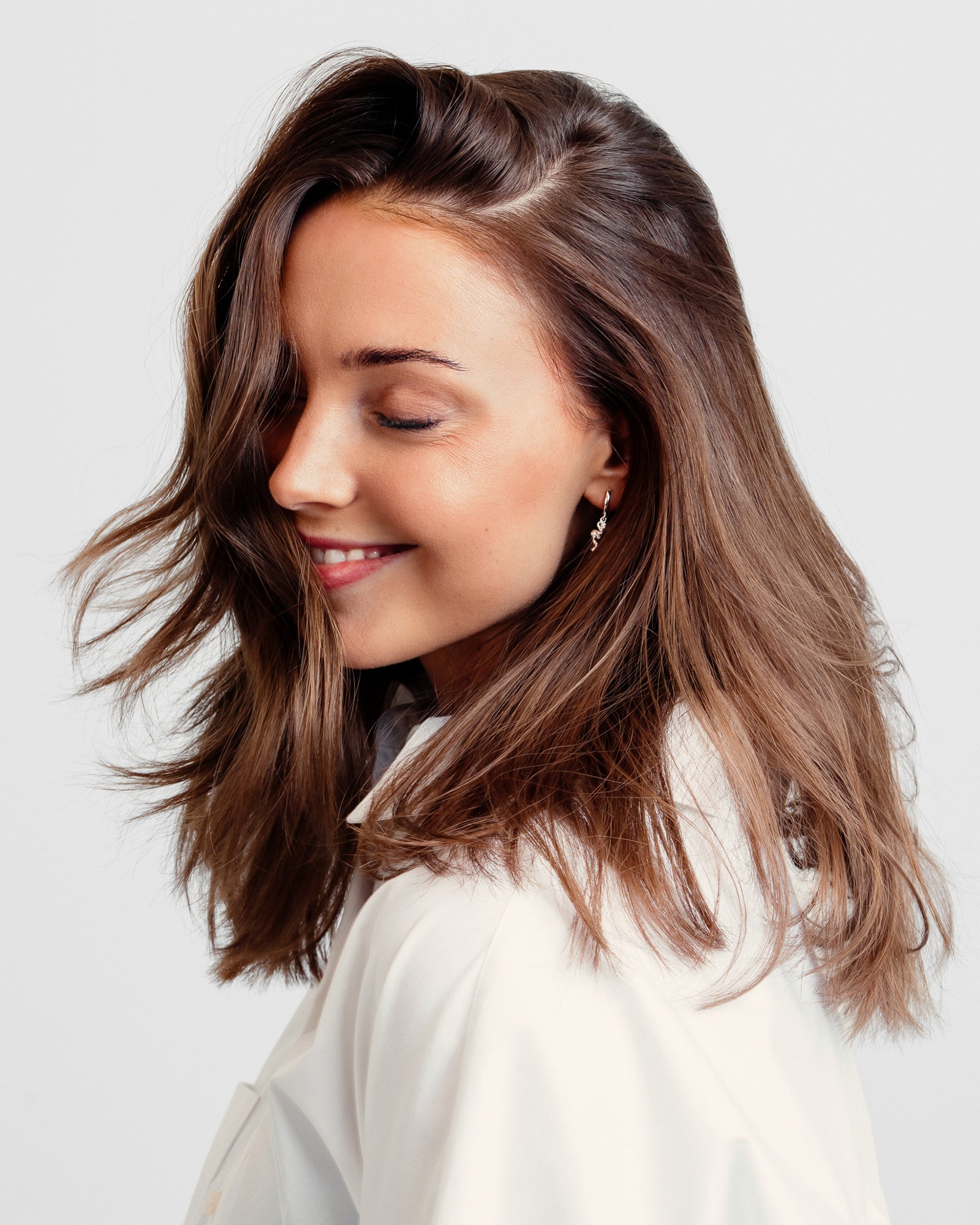 Caroline Hoop Øreringe - Sølvbelagt