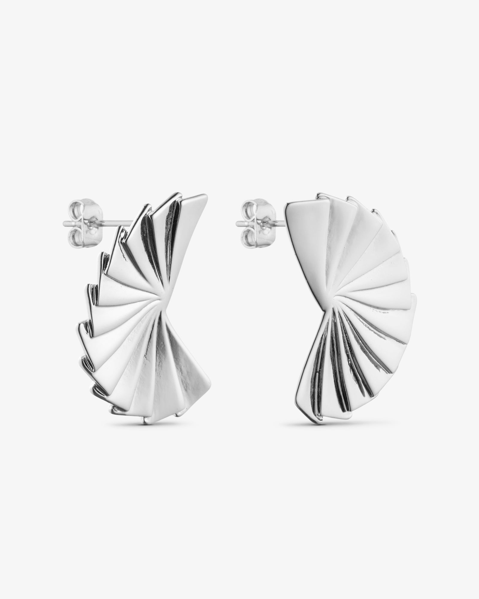 Vega Stud Earrings - 18 carat gold plated