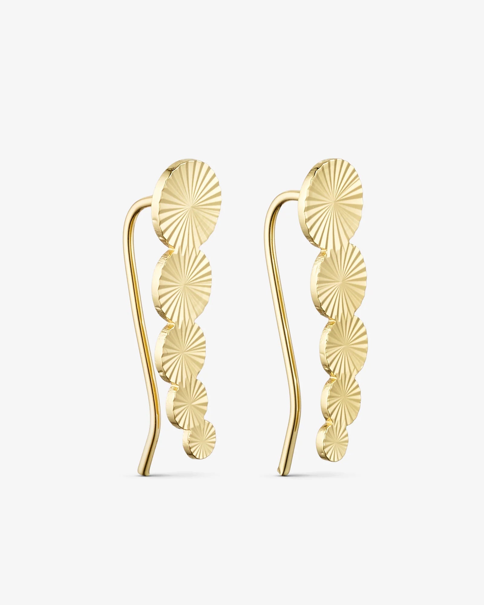 Vega Studs - 18 karats guldpläterade