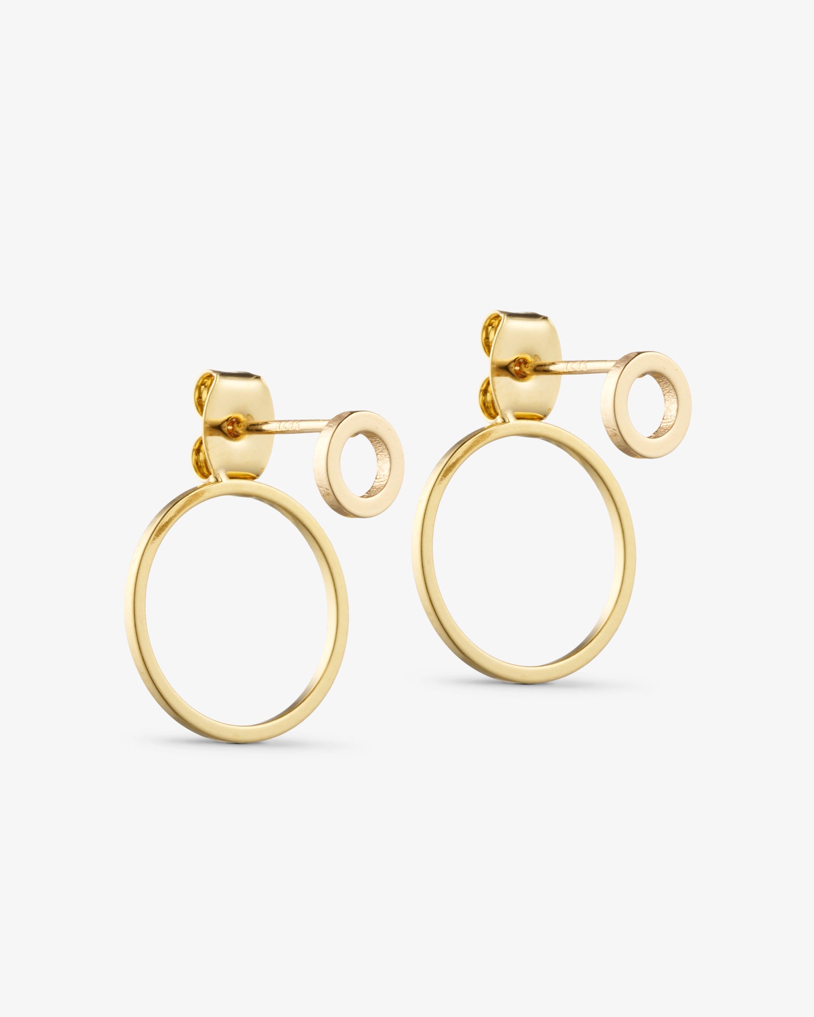 Ellen Øreringe - 18 karat forgyldt