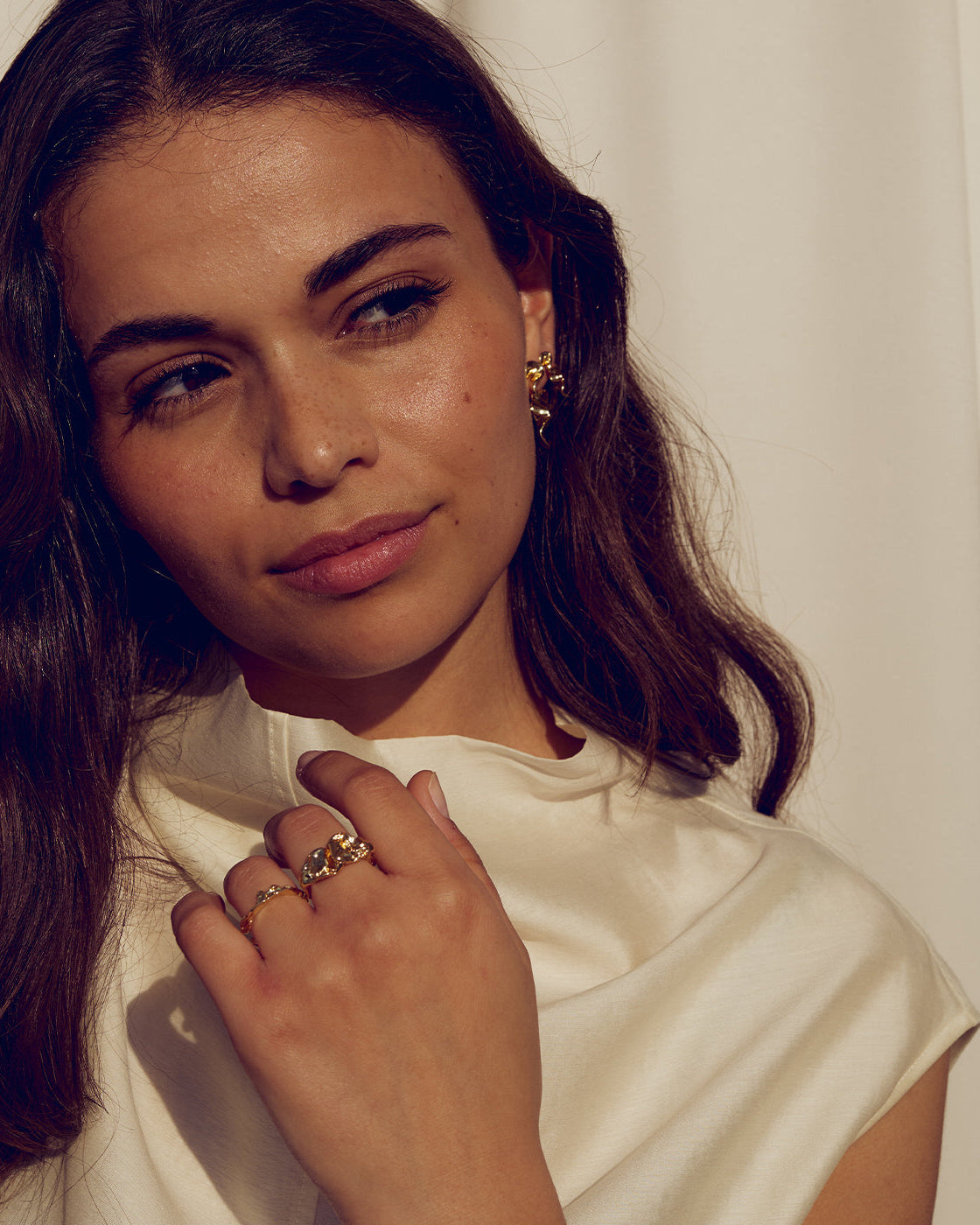 Noelle Ring - 18 karat guldpläterad