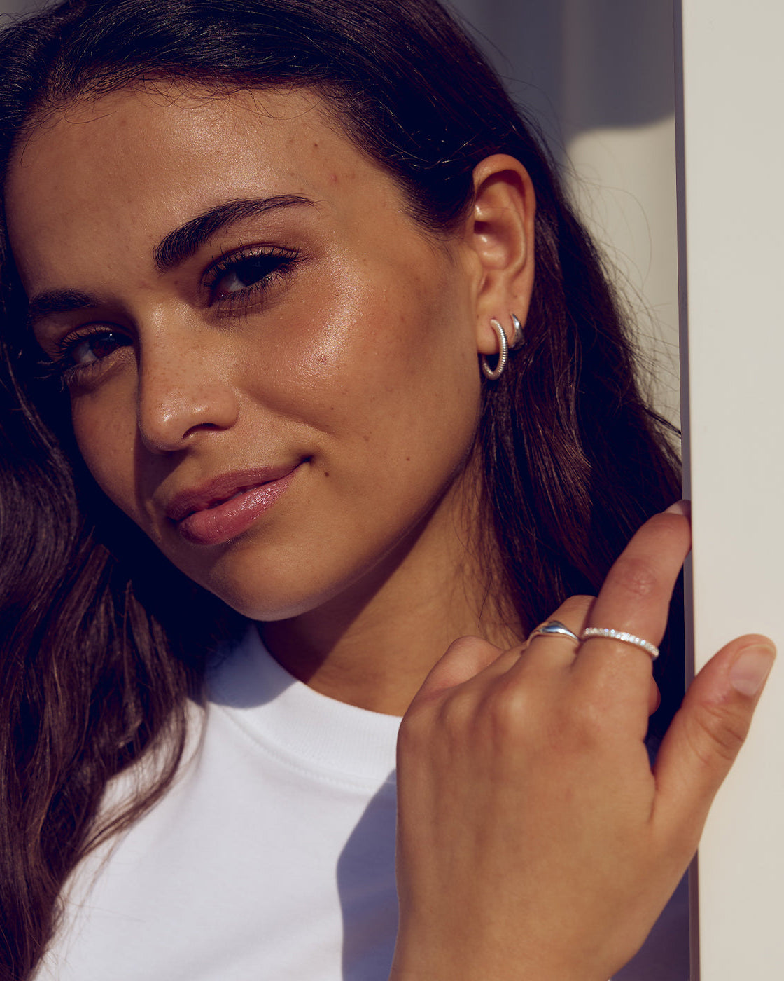 Vega Stud Earrings - 18 carat gold plated